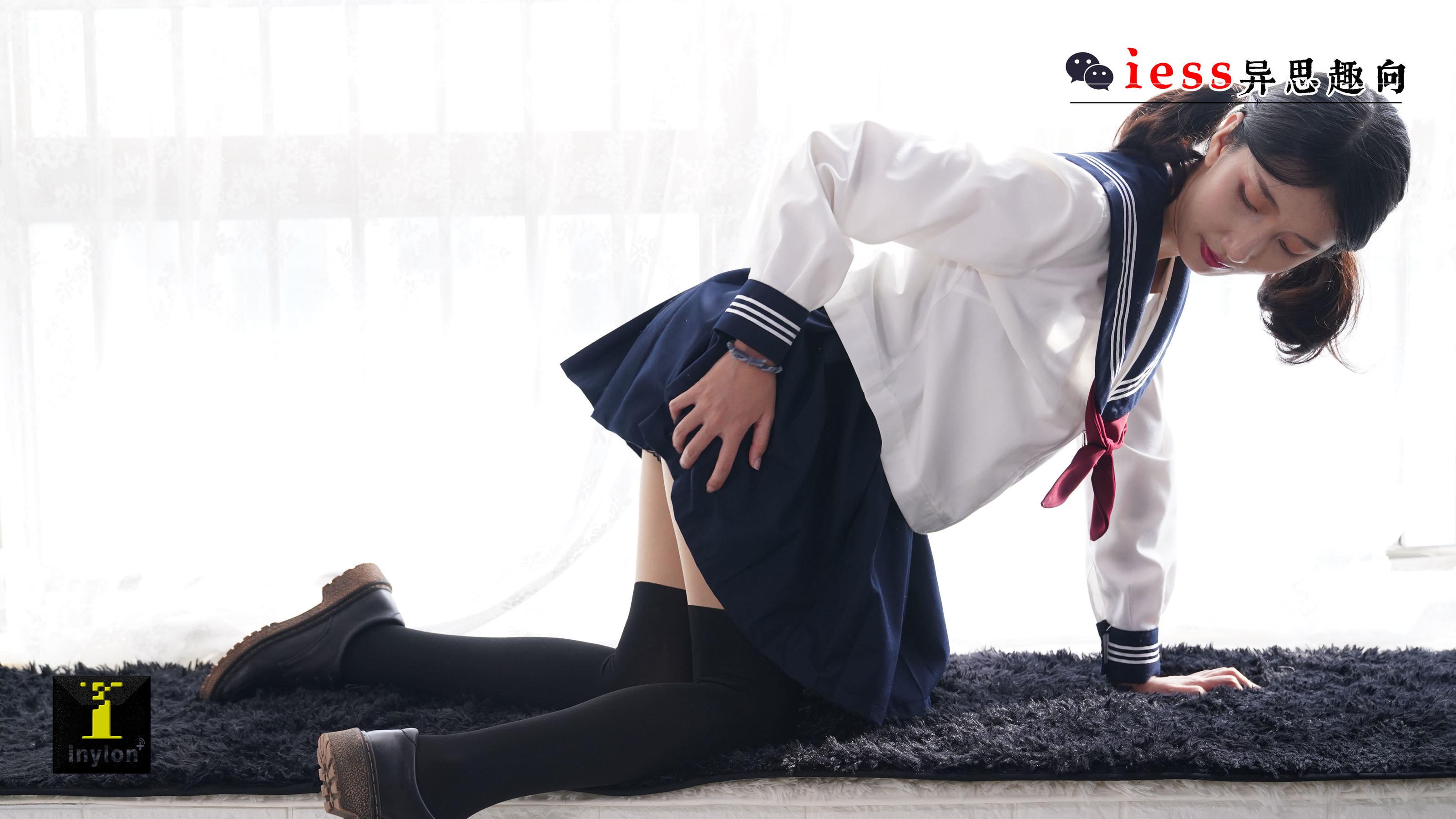 [IESS普惠集] 133 模特森爷 《假双短JK袜》