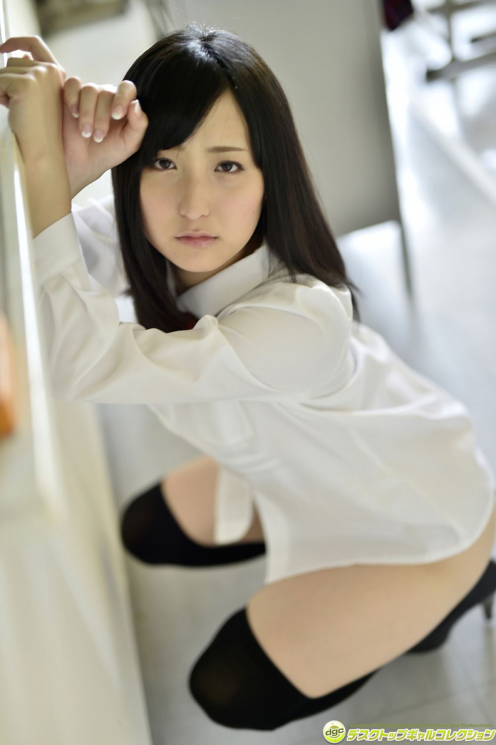 平野聪子《黒髪ロングに透き通る美肌の正統派美少女!》 [DGC] NO.1214