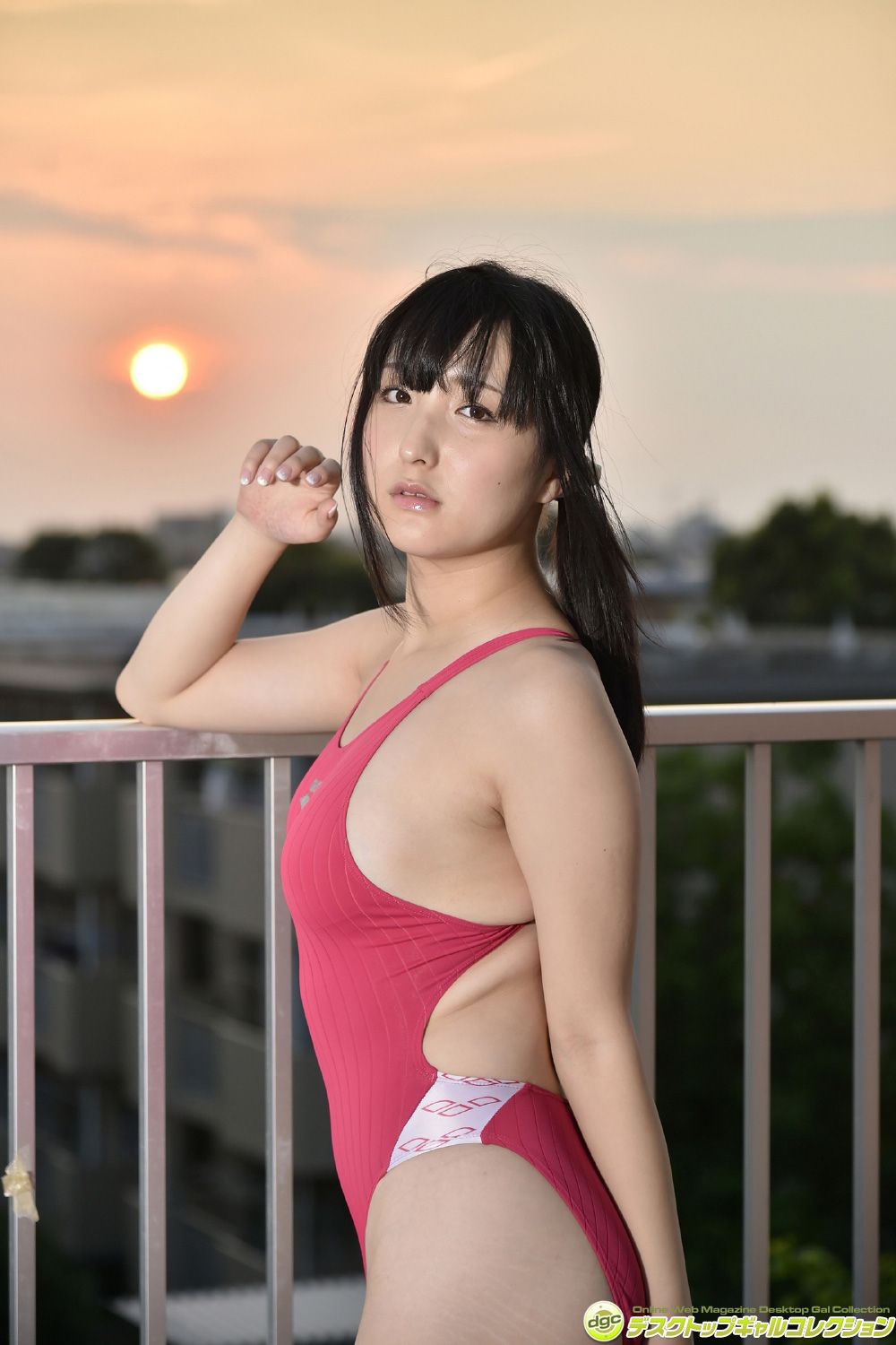 平野聪子《黒髪ロングに透き通る美肌の正統派美少女!》 [DGC] NO.1214