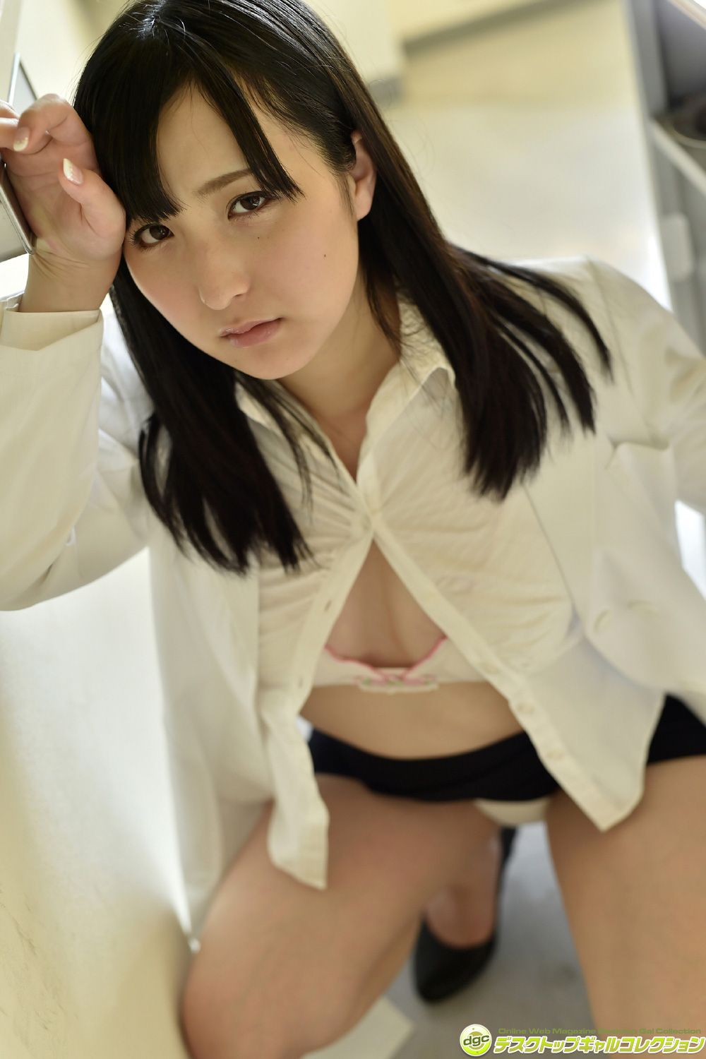 平野聪子《黒髪ロングに透き通る美肌の正統派美少女!》 [DGC] NO.1214