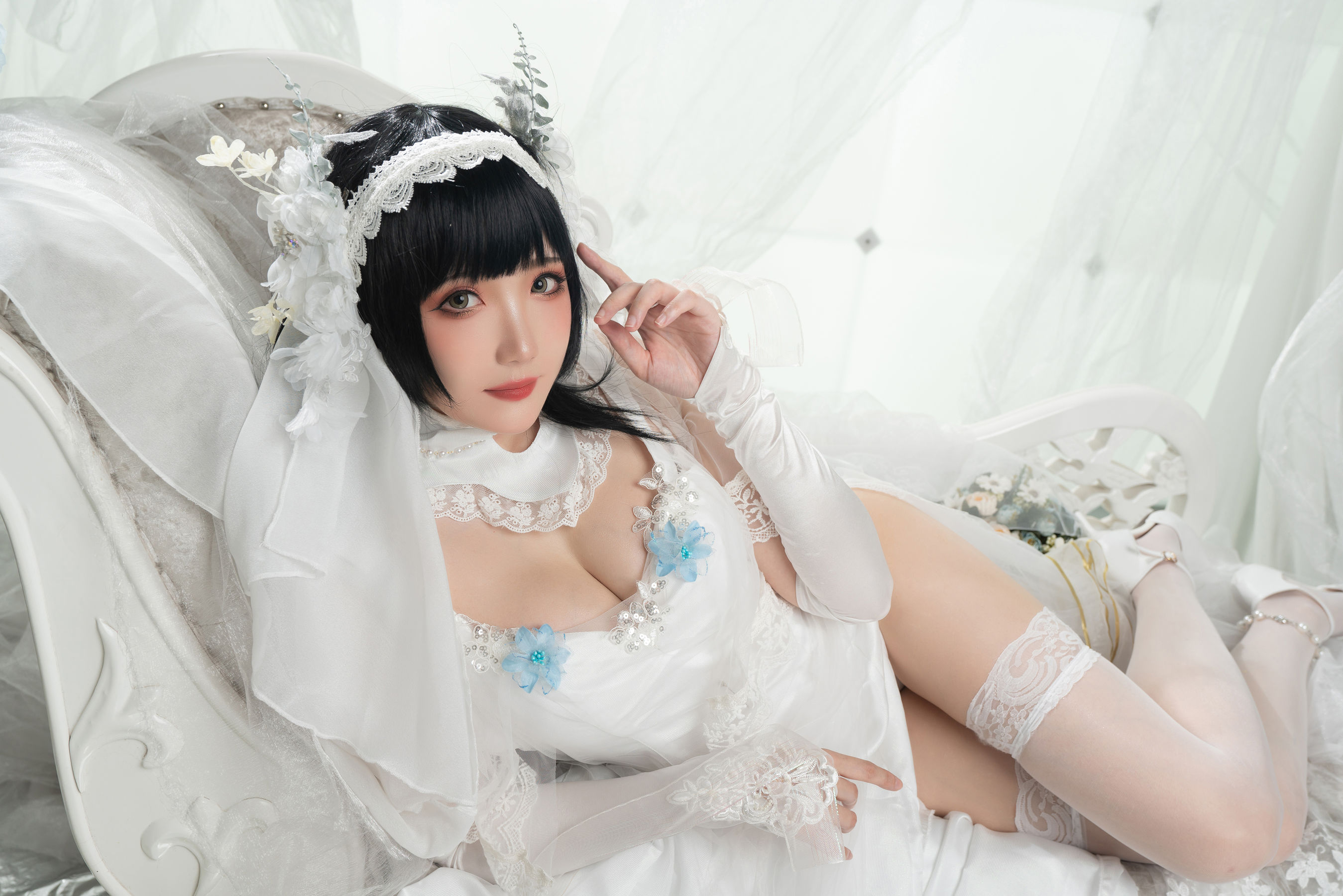 [网红COS] Coser瓜希酱福利 - 95式花嫁