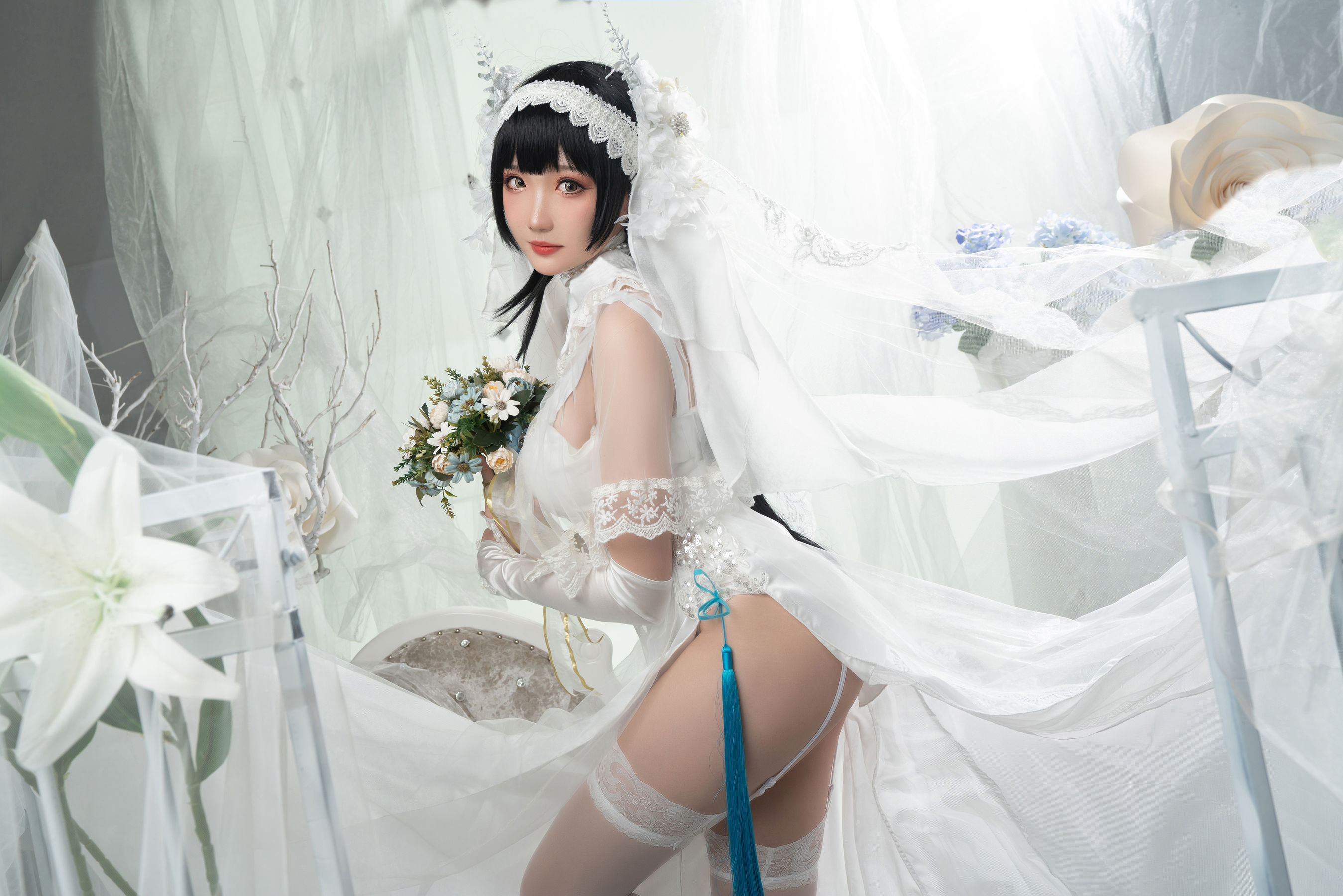[网红COS] Coser瓜希酱福利 - 95式花嫁