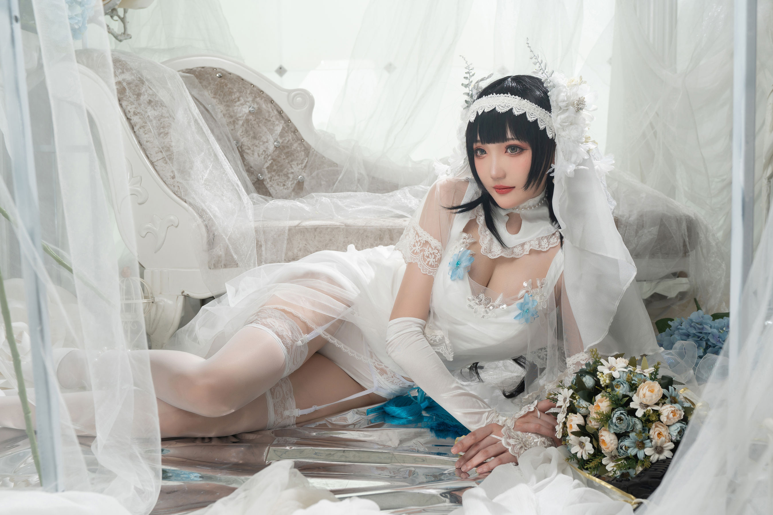 [网红COS] Coser瓜希酱福利 - 95式花嫁