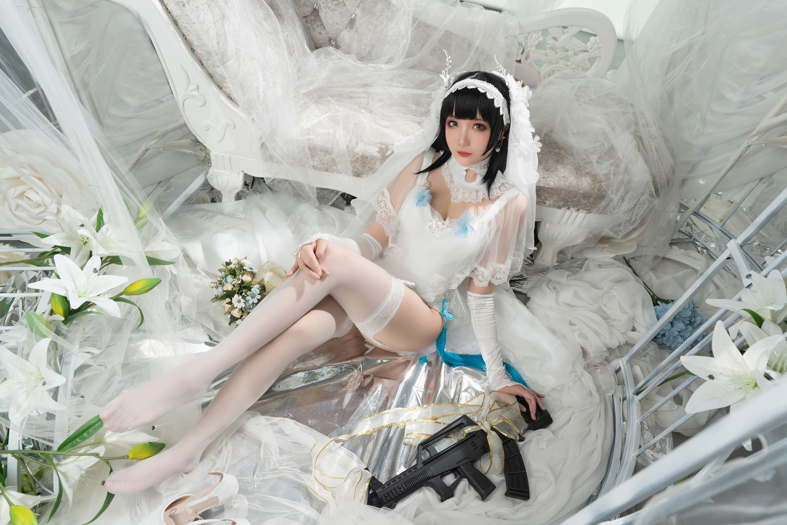 [网红COS] Coser瓜希酱福利 - 95式花嫁