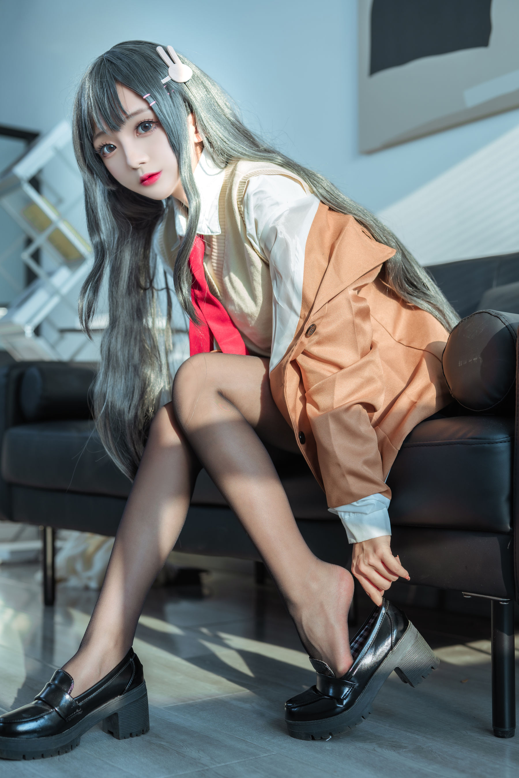 [网红COS] Cosplay日奈娇 - 麻衣校服