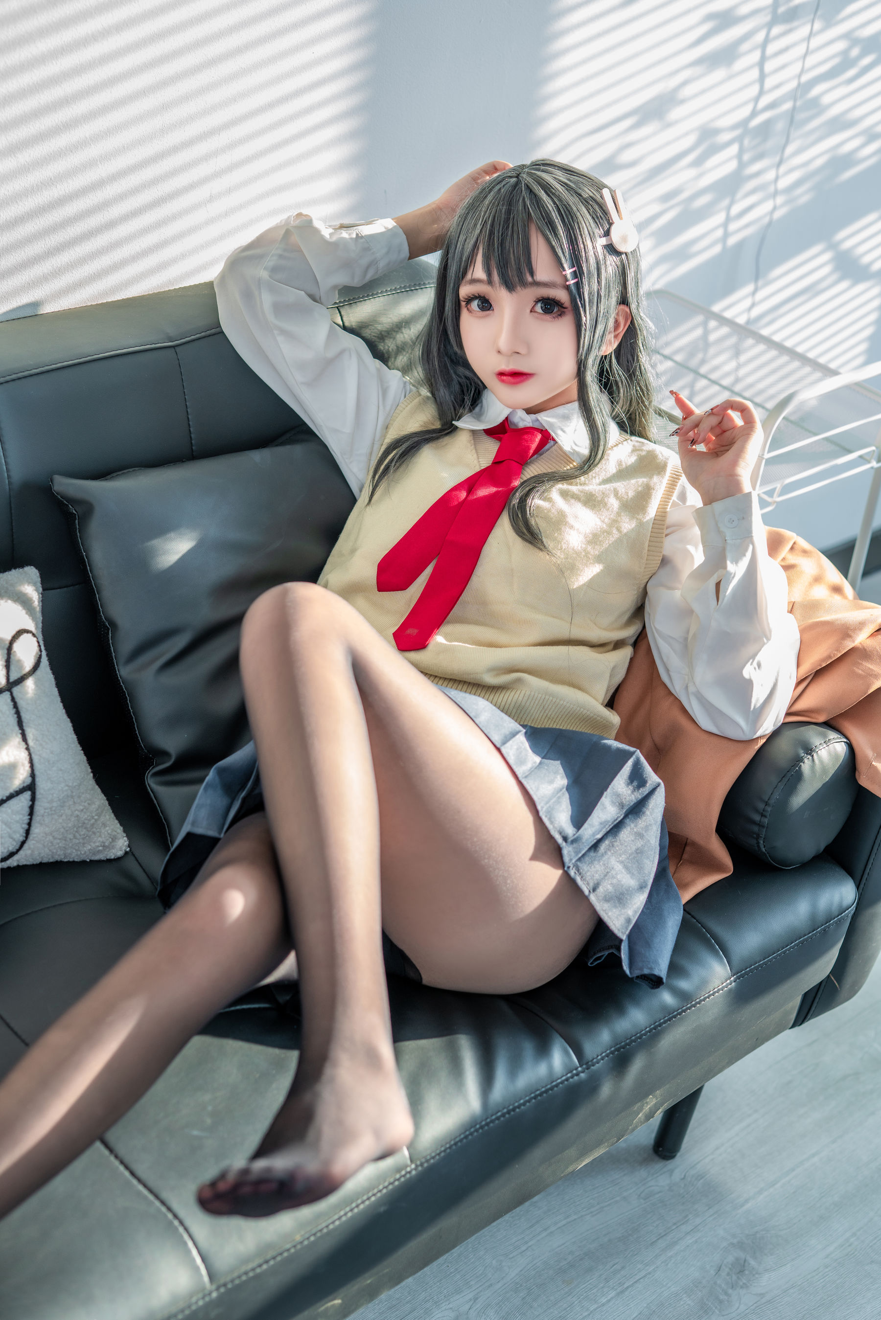 [网红COS] Cosplay日奈娇 - 麻衣校服