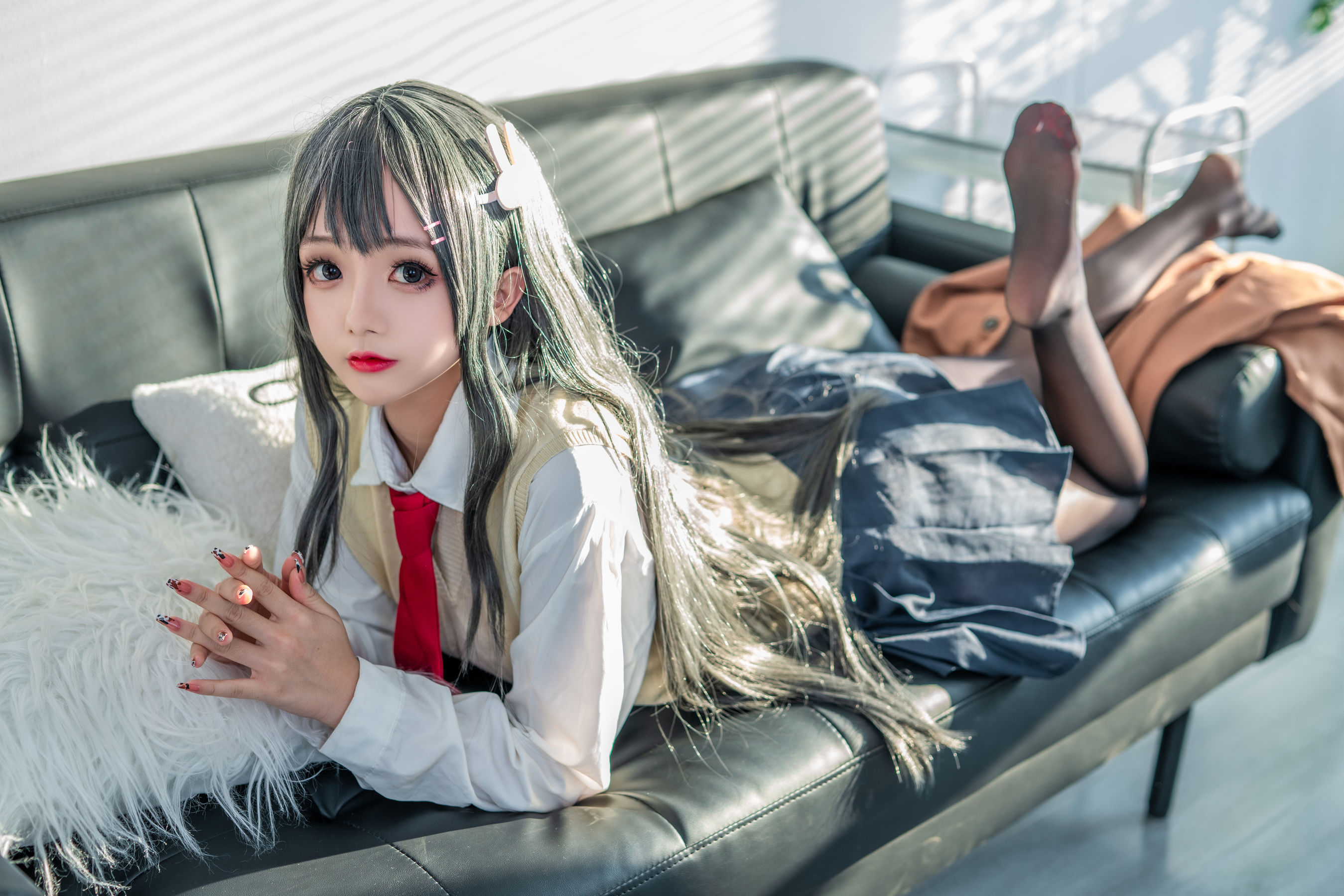 [网红COS] Cosplay日奈娇 - 麻衣校服