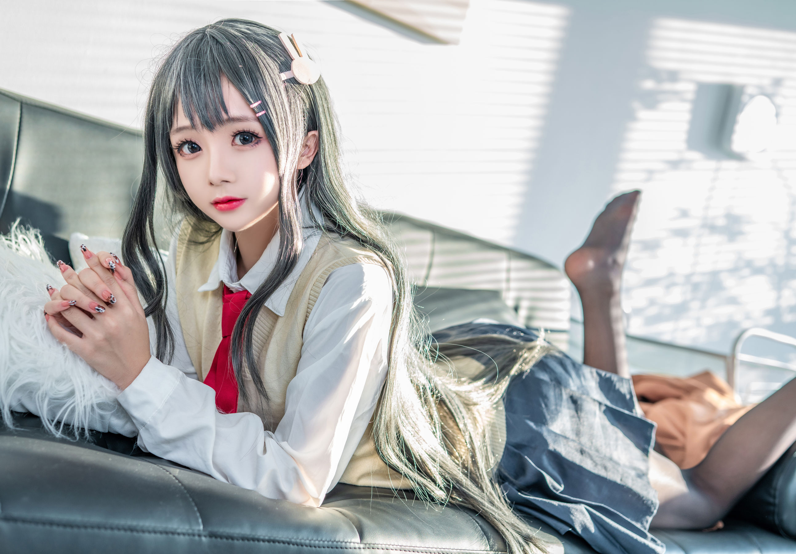 [网红COS] Cosplay日奈娇 - 麻衣校服