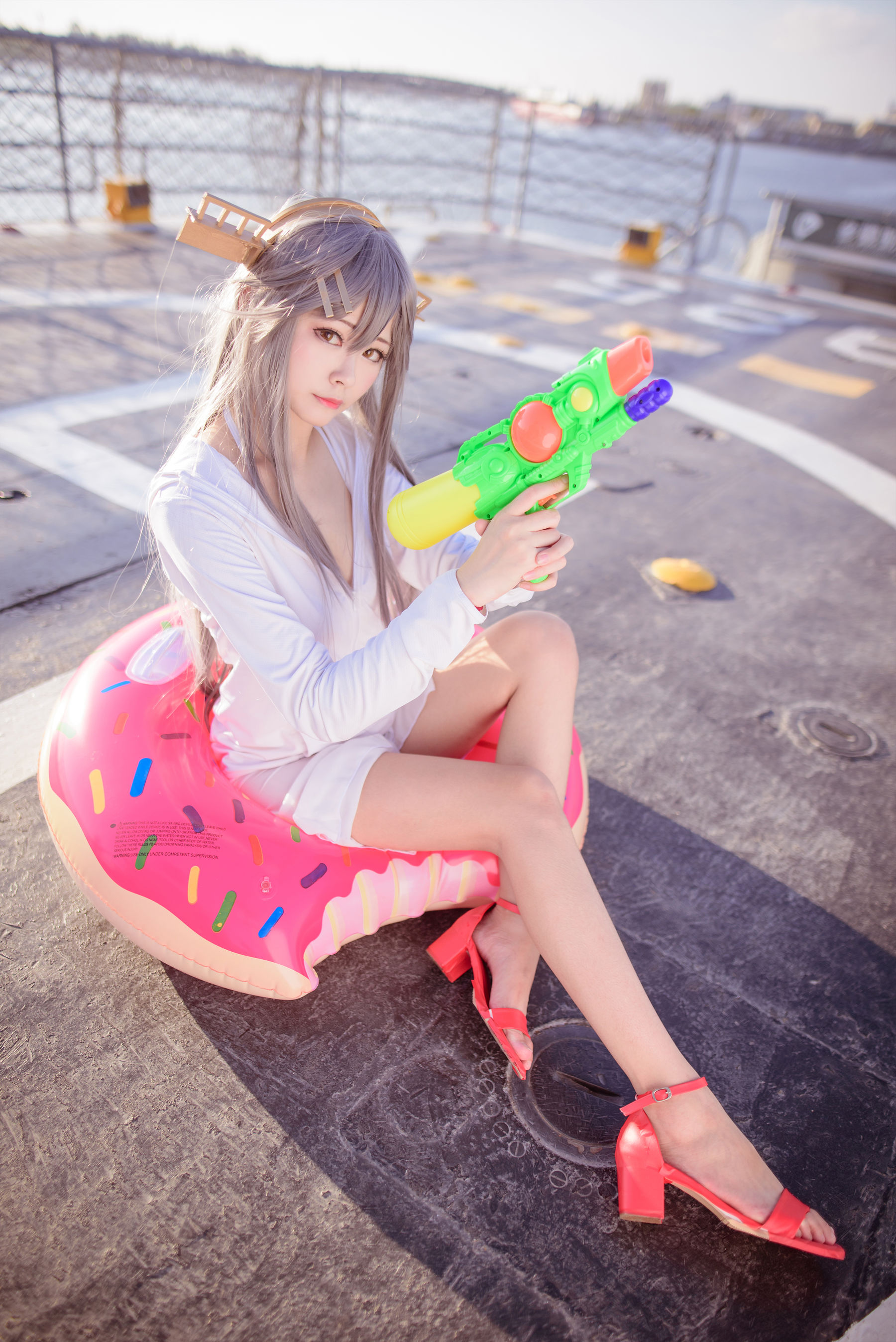 [网红COS] COS妹子Arty亞緹 - 艦これ はるな Haruna