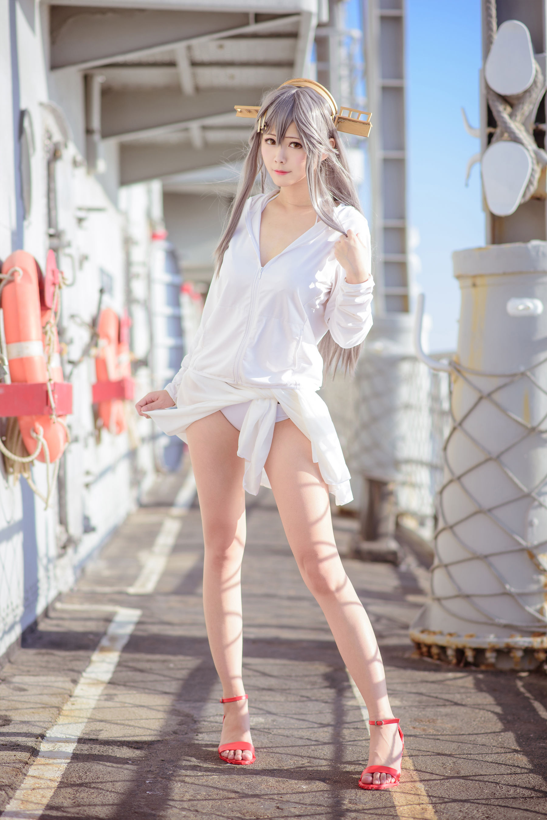 [网红COS] COS妹子Arty亞緹 - 艦これ はるな Haruna