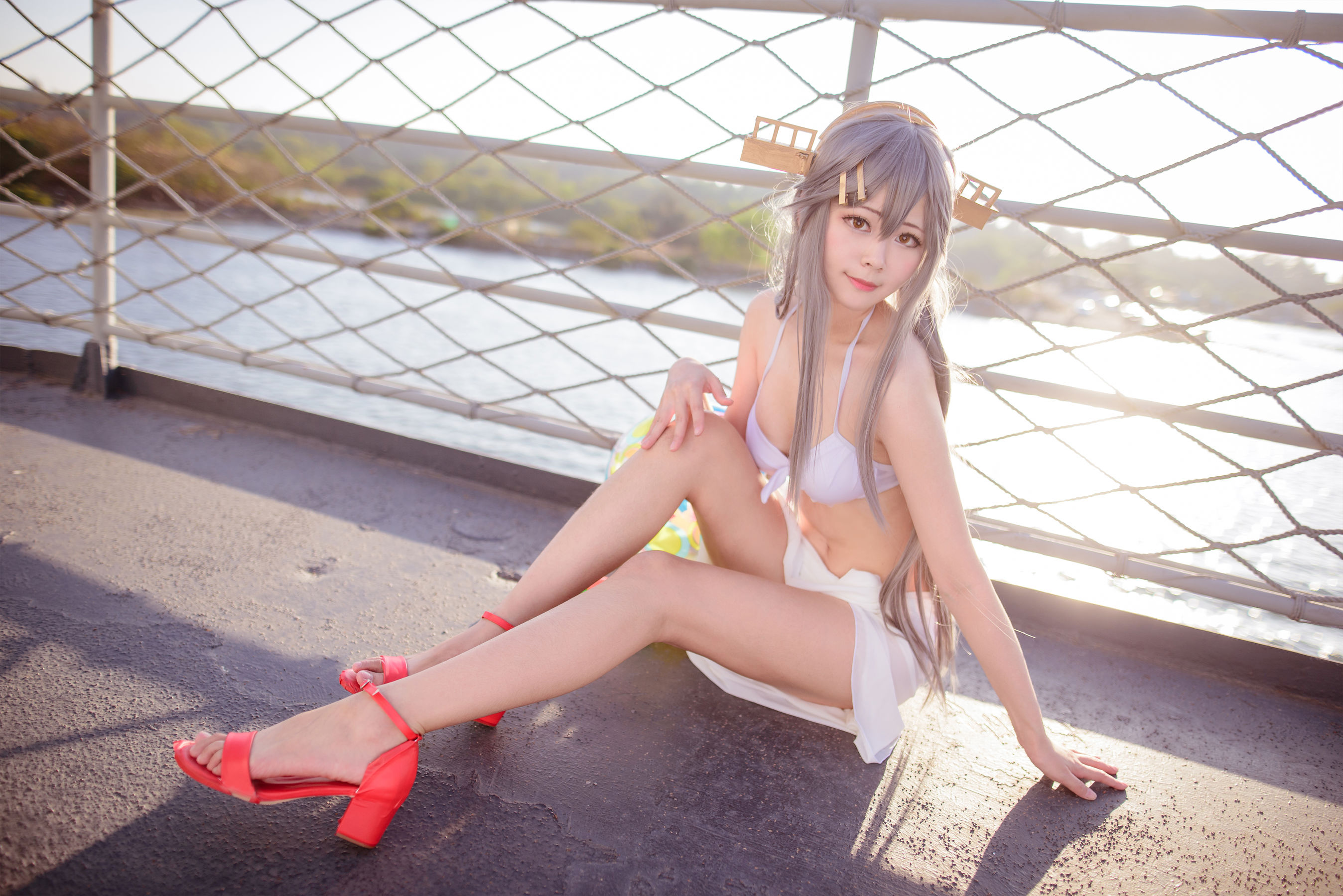 [网红COS] COS妹子Arty亞緹 - 艦これ はるな Haruna