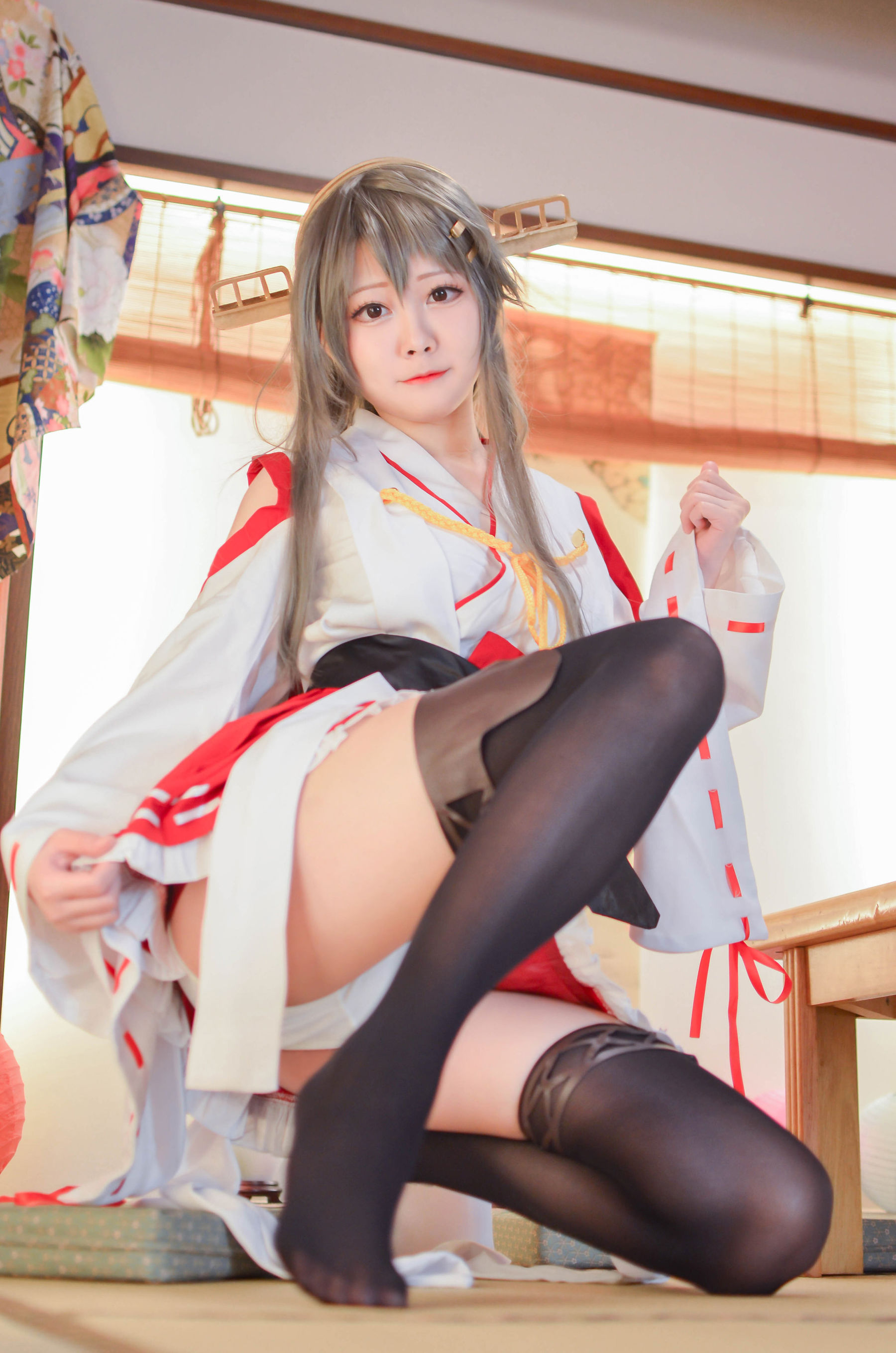 [网红COS] COS妹子Arty亞緹 - 艦これ はるな Haruna