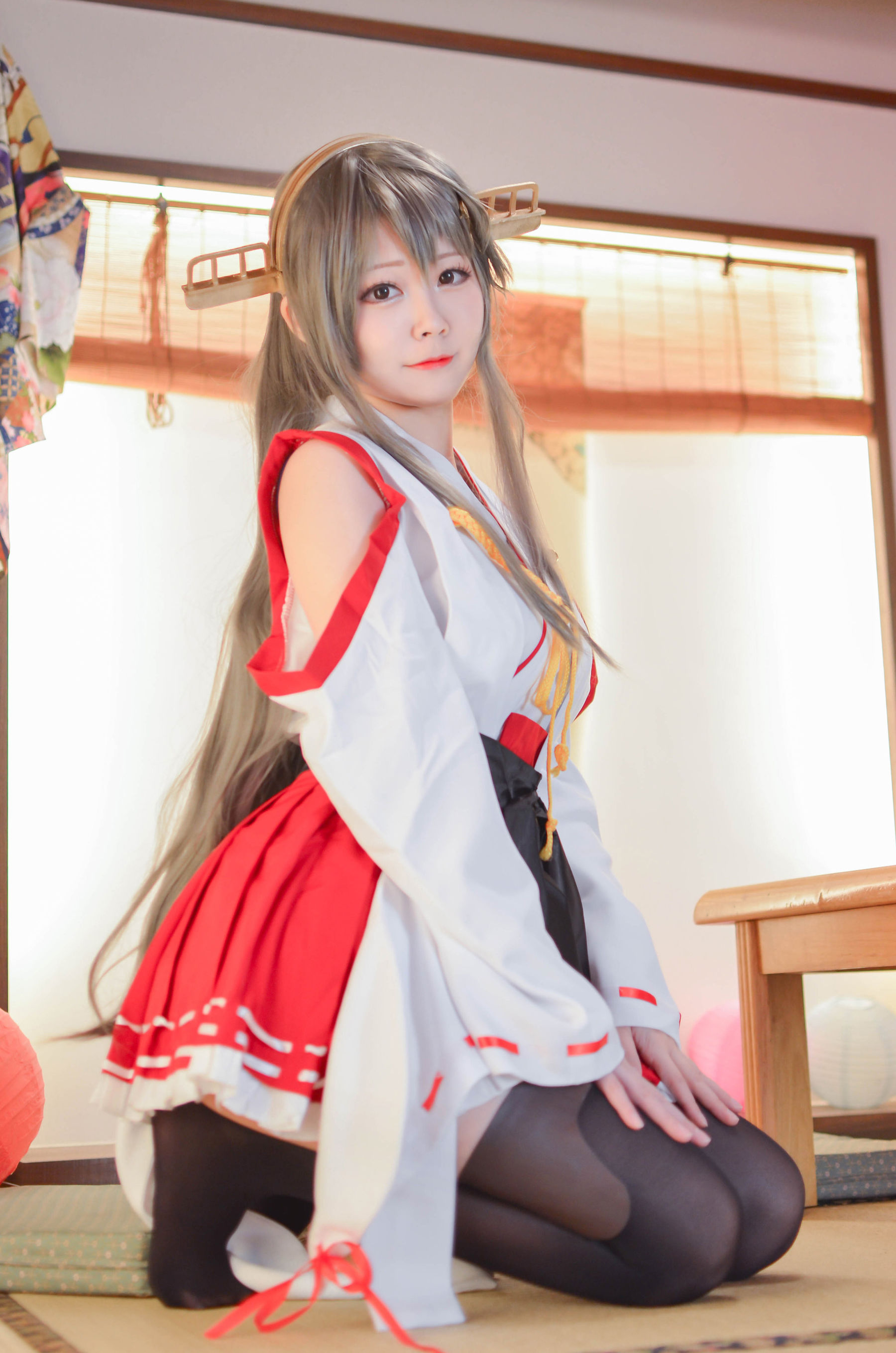 [网红COS] COS妹子Arty亞緹 - 艦これ はるな Haruna