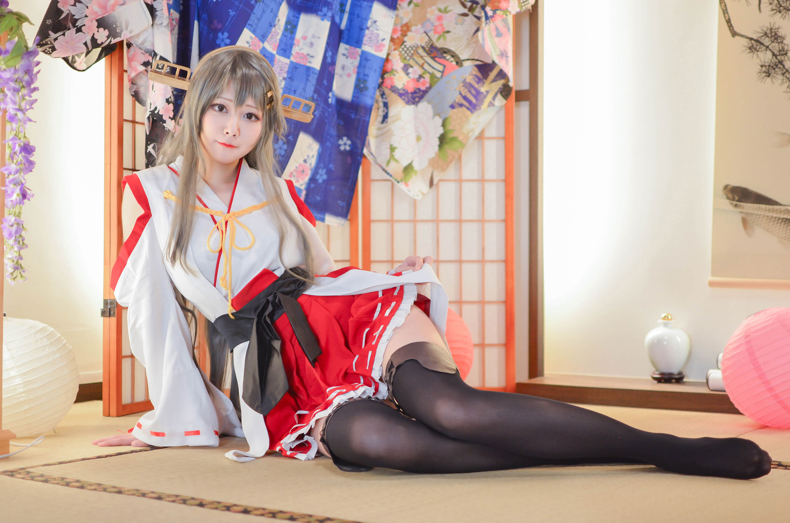 [网红COS] COS妹子Arty亞緹 - 艦これ はるな Haruna