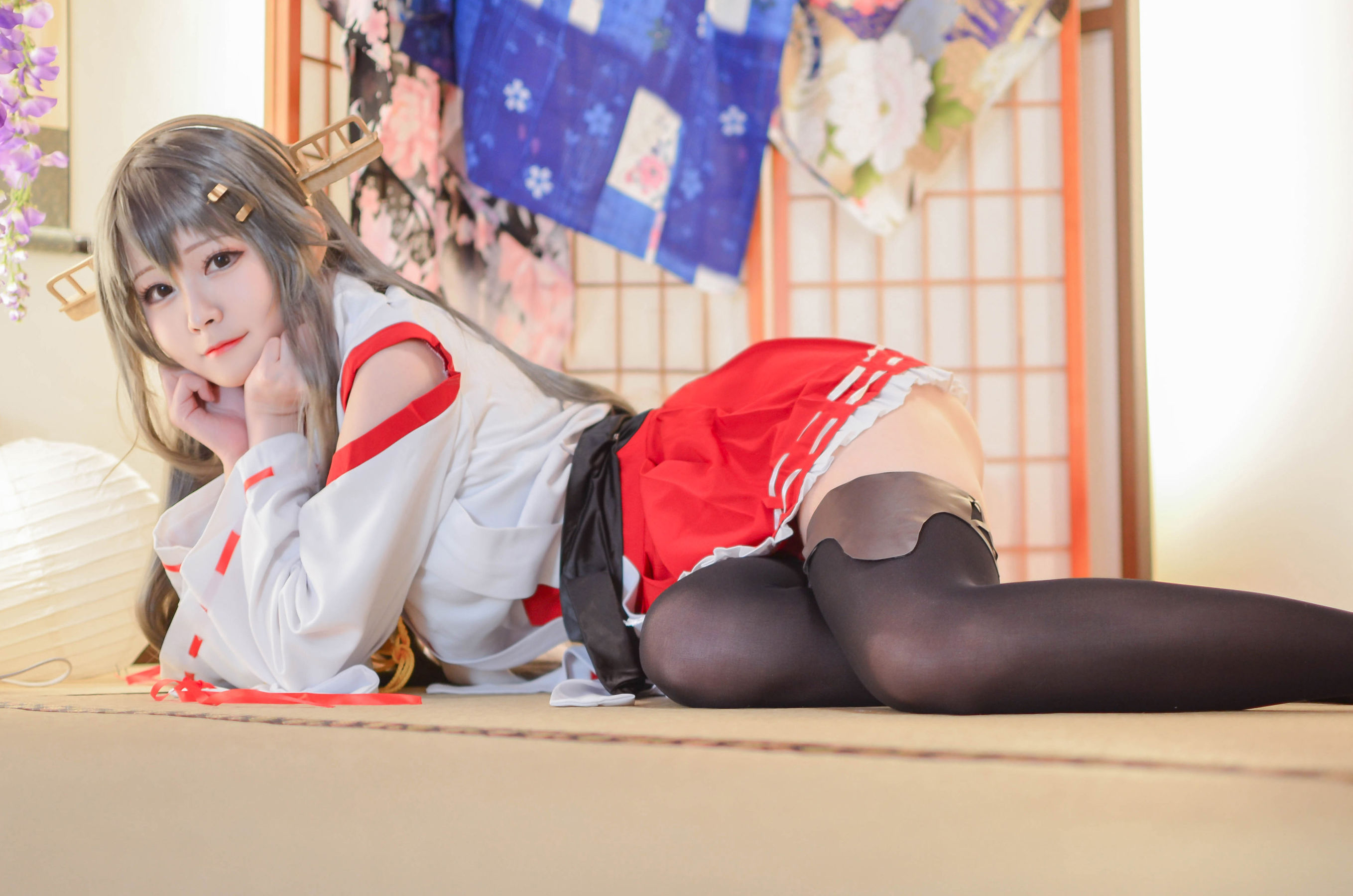 [网红COS] COS妹子Arty亞緹 - 艦これ はるな Haruna