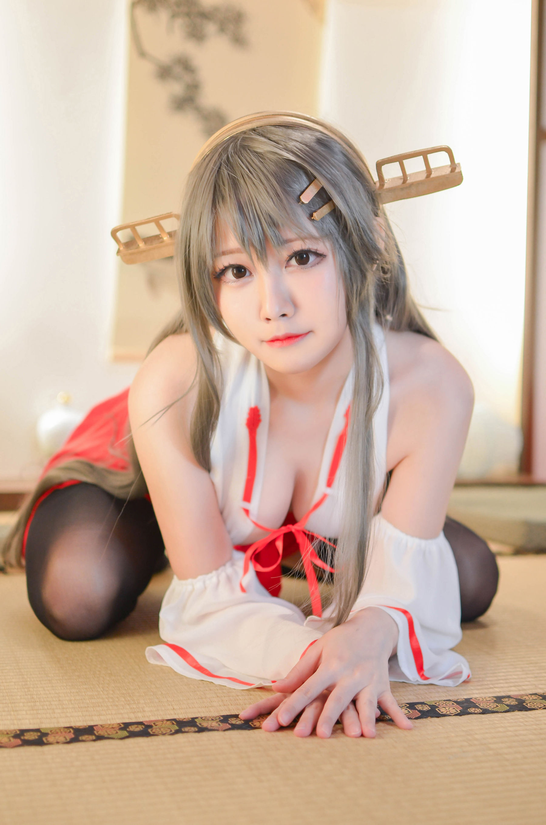 [网红COS] COS妹子Arty亞緹 - 艦これ はるな Haruna
