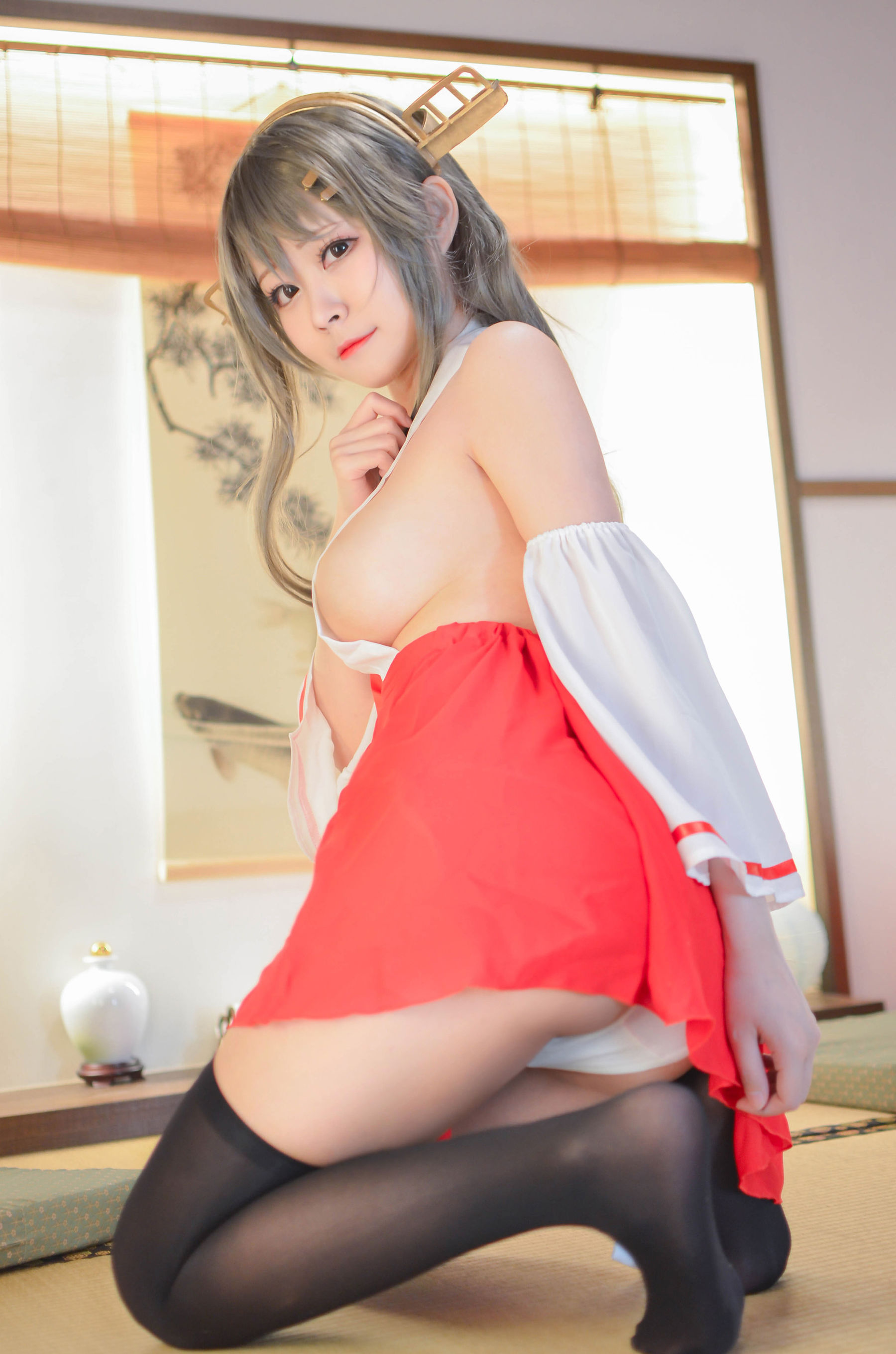 [网红COS] COS妹子Arty亞緹 - 艦これ はるな Haruna