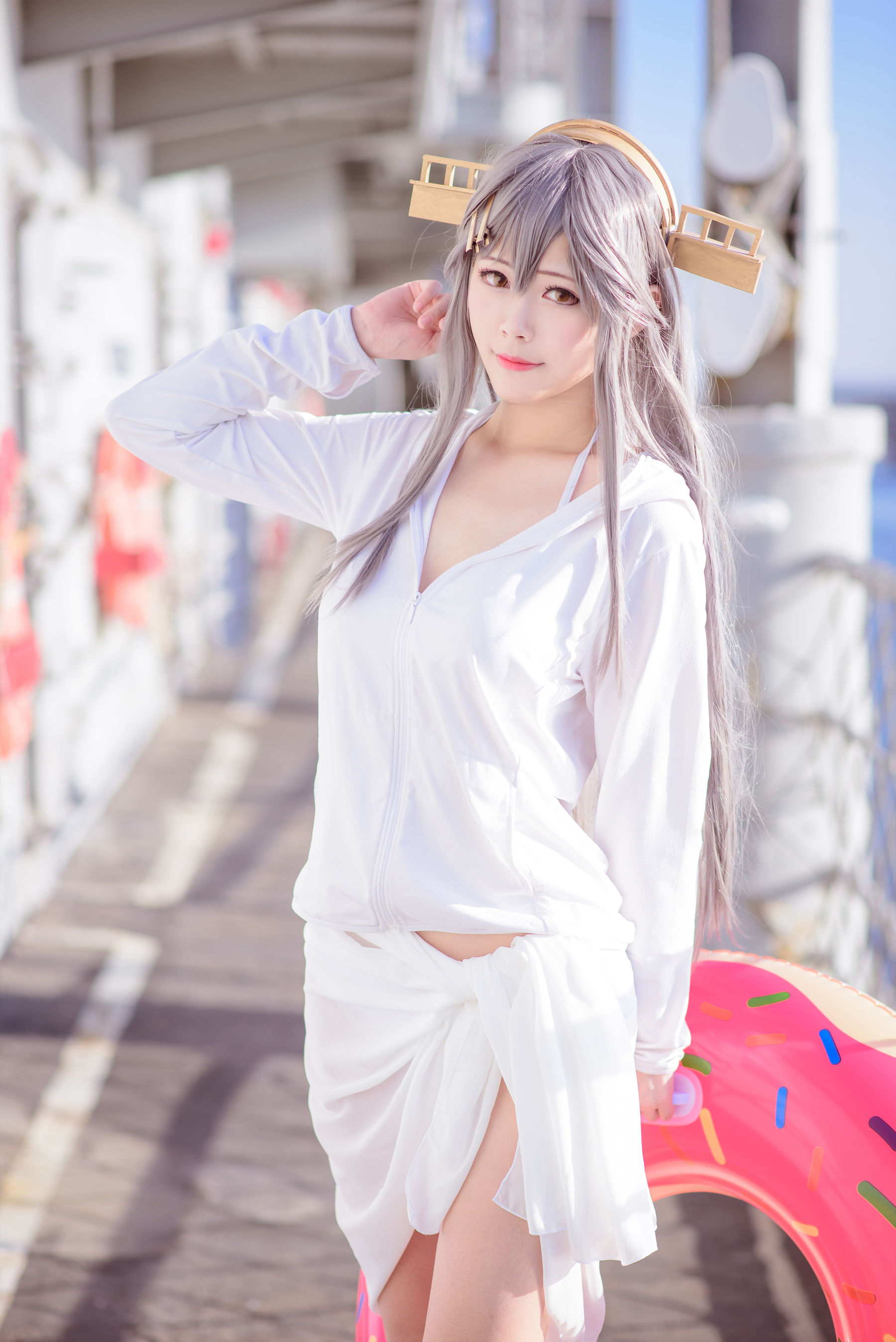 [网红COS] COS妹子Arty亞緹 - 艦これ はるな Haruna
