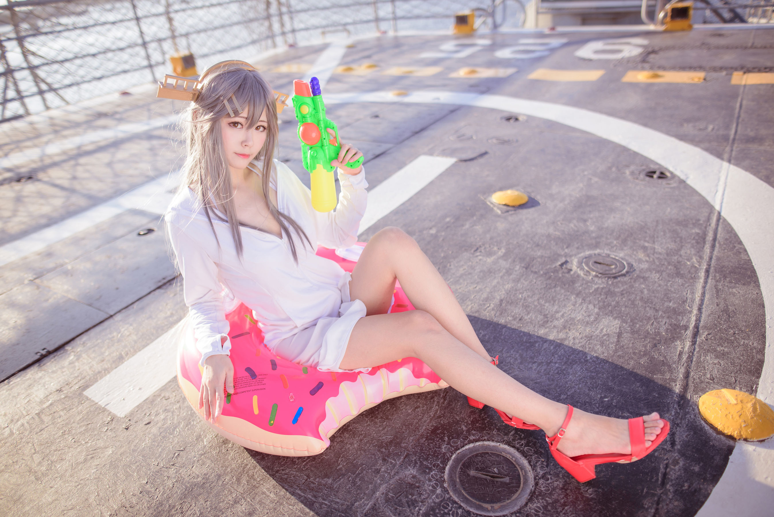 [网红COS] COS妹子Arty亞緹 - 艦これ はるな Haruna