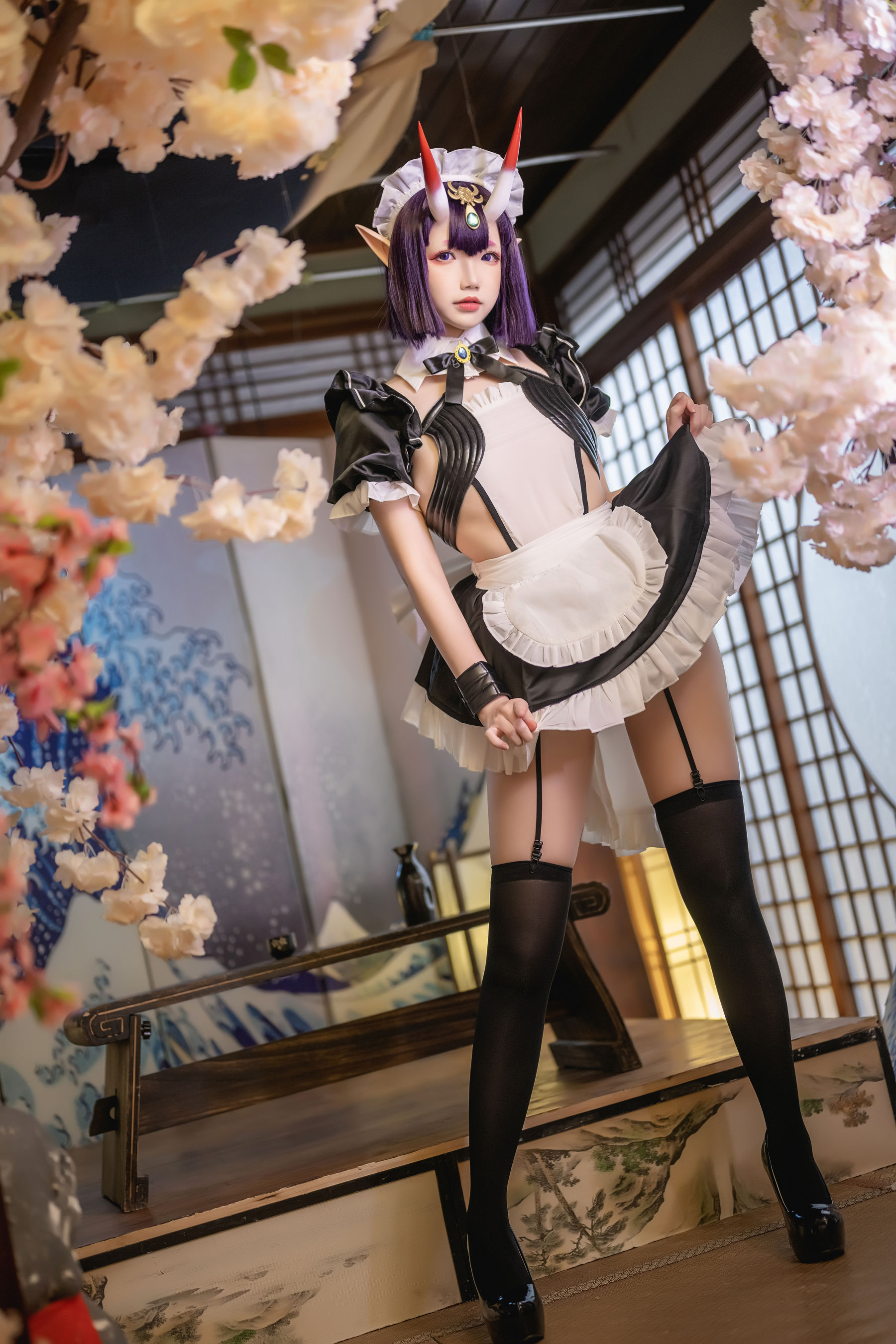 [网红COS] Cos小姐姐雪琪 - 酒吞童子女仆