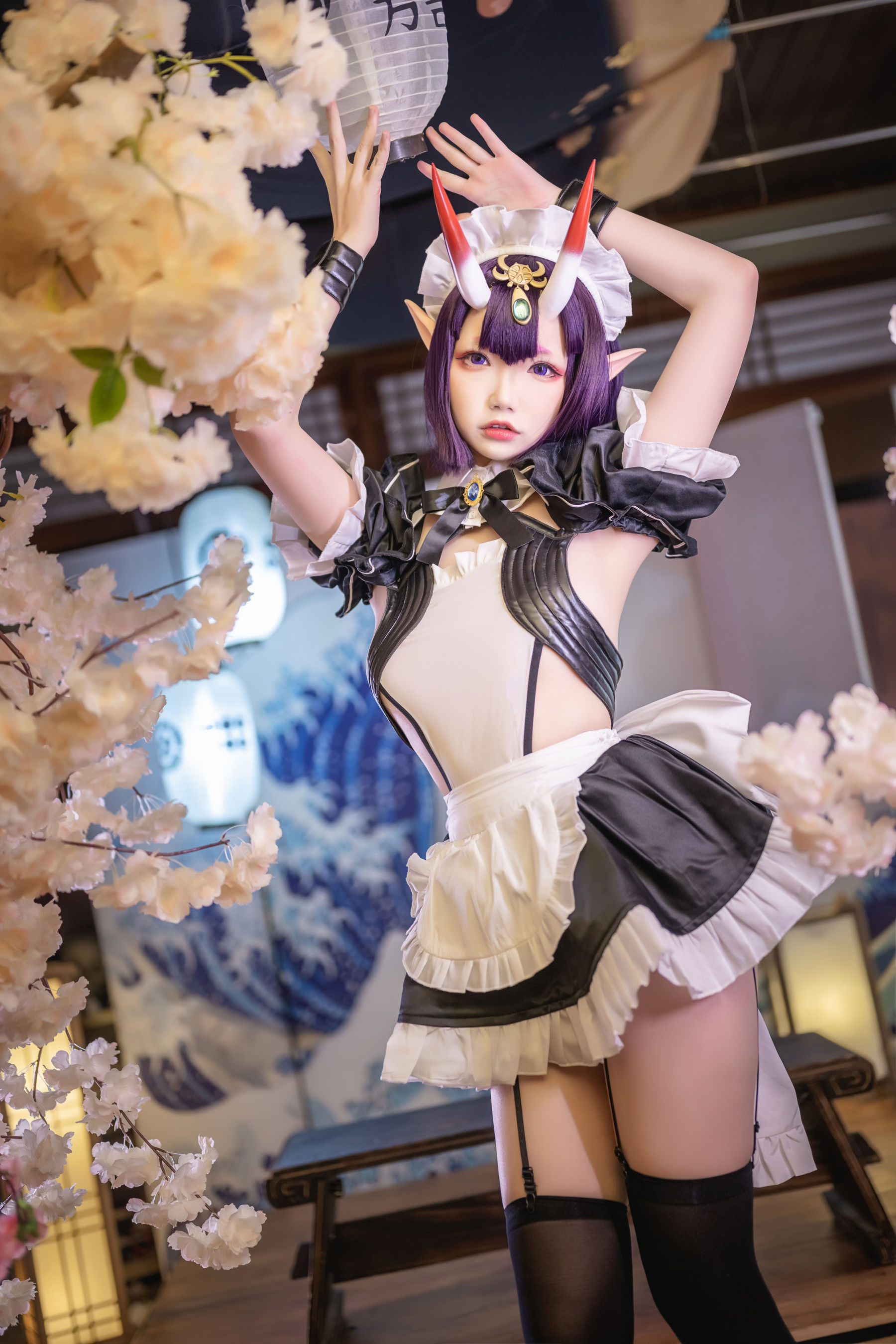 [网红COS] Cos小姐姐雪琪 - 酒吞童子女仆