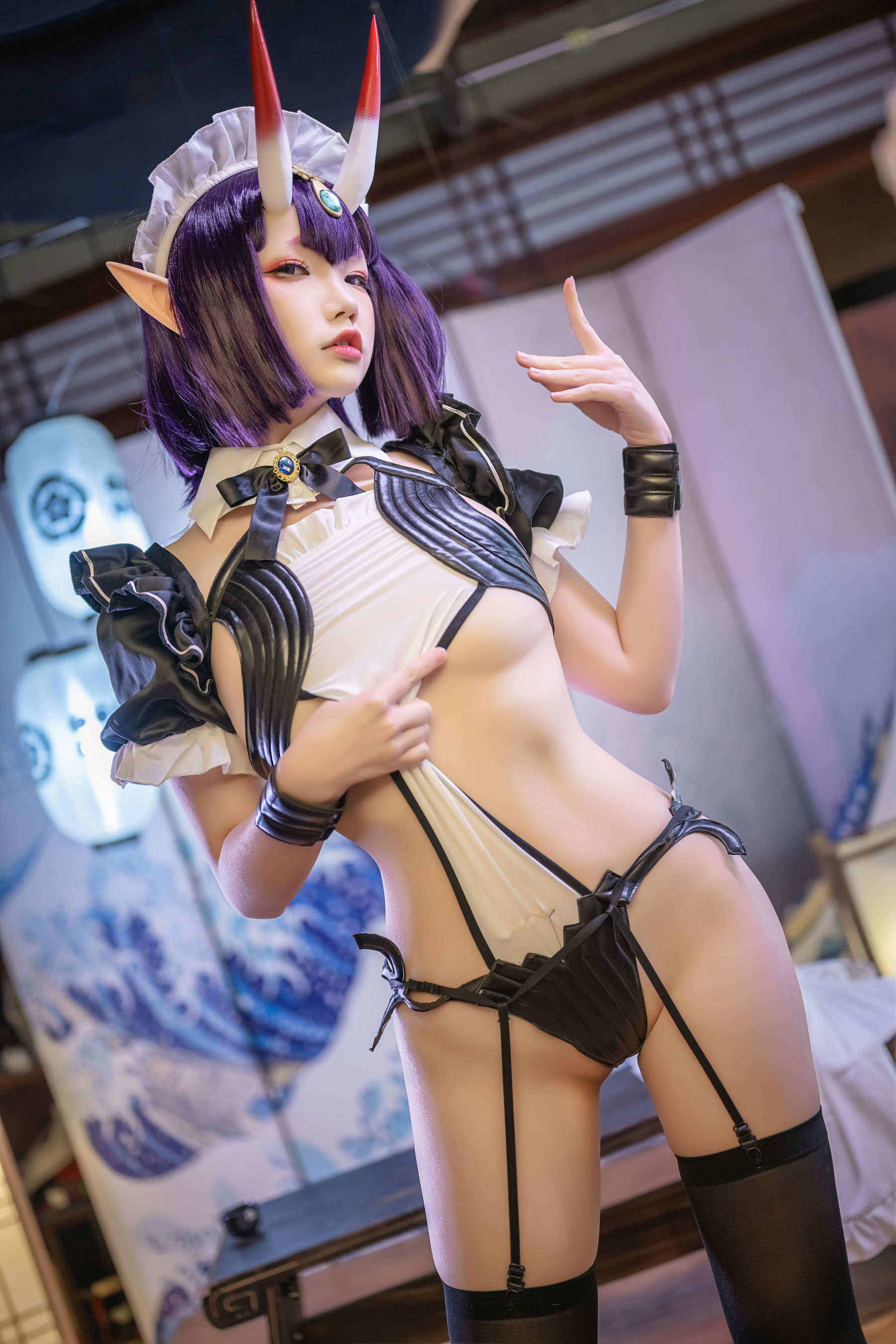 [网红COS] Cos小姐姐雪琪 - 酒吞童子女仆