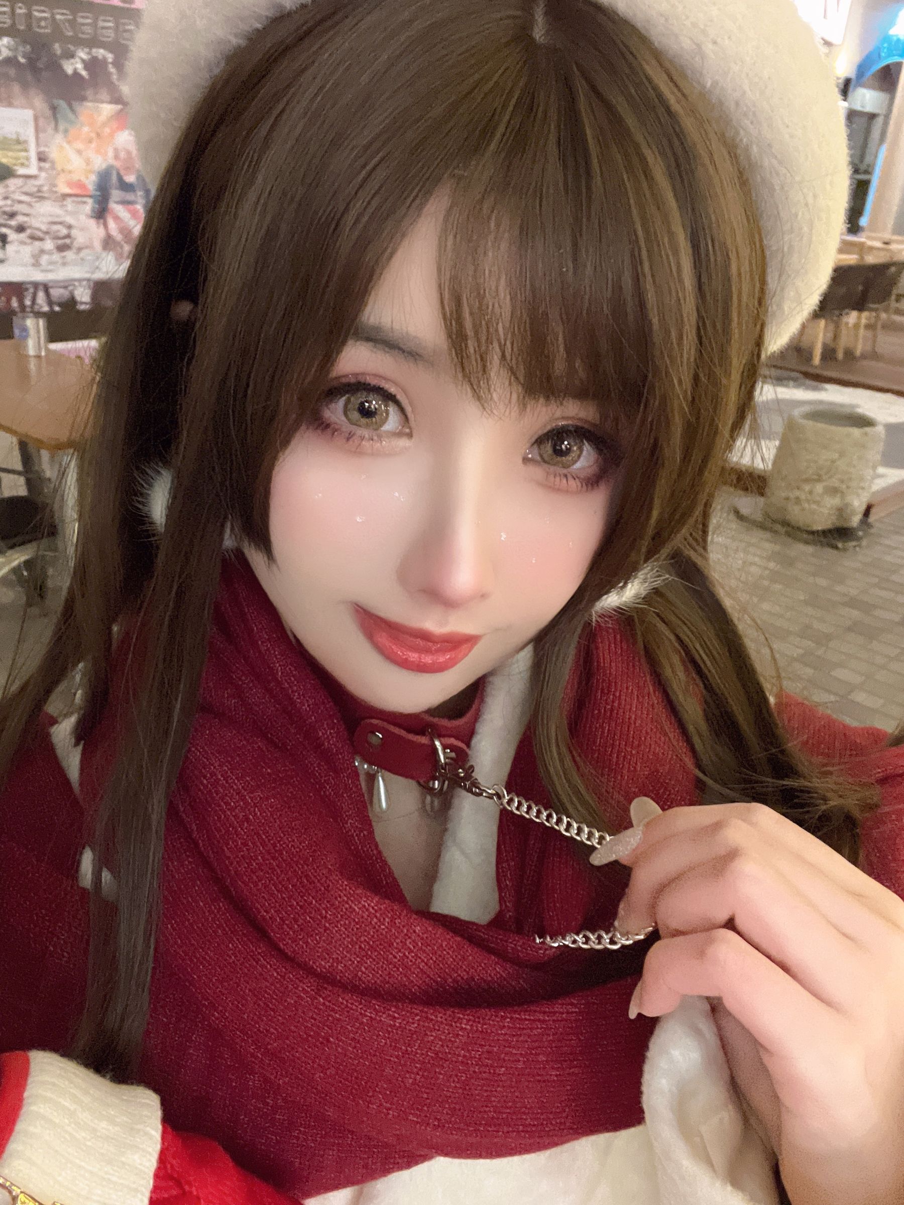 [网红COS] COS福利rioko凉凉子(肉扣热热子) - 圣诞麋鹿套装