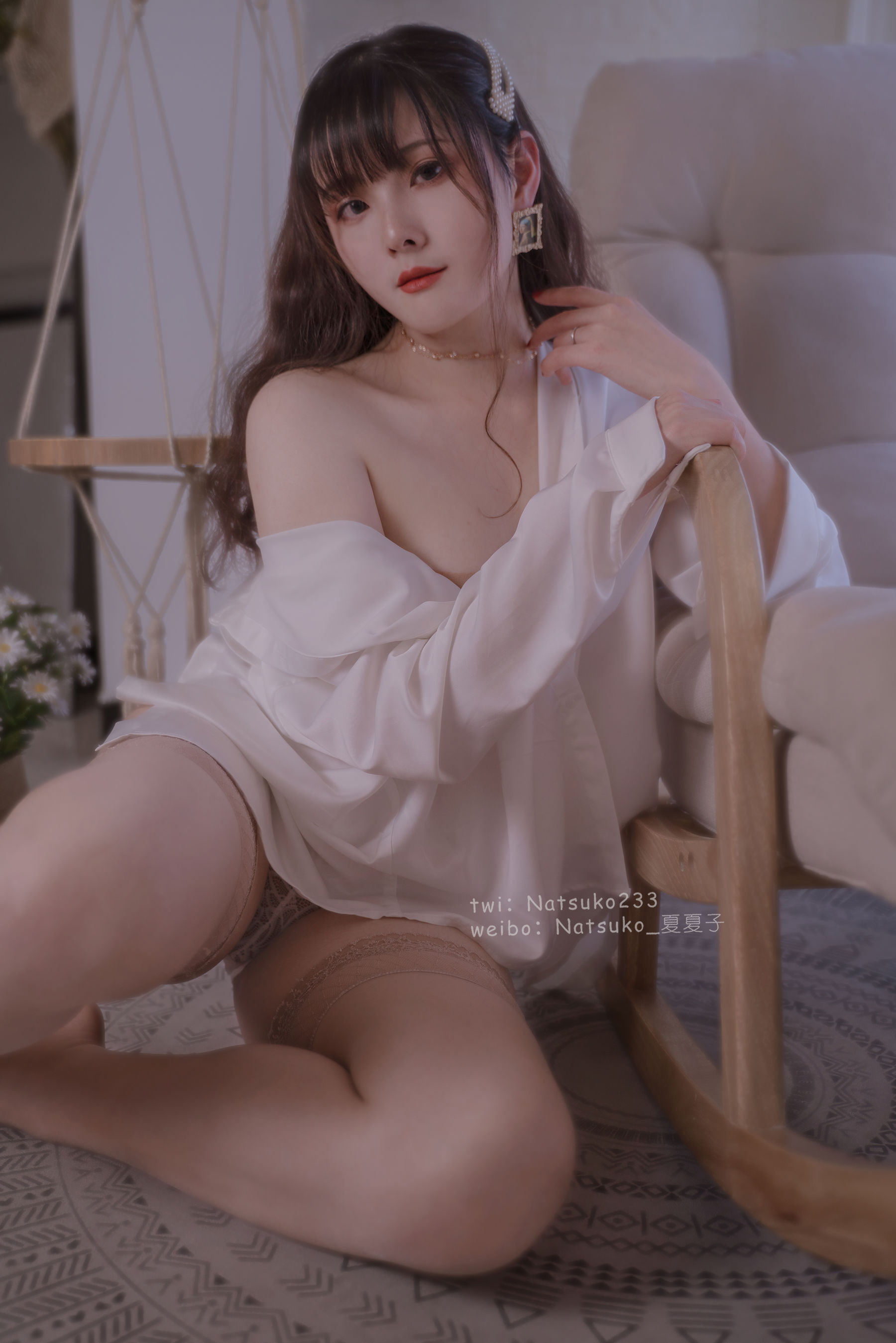 [网红COS] Natsuko夏夏子 - 男友衬衫