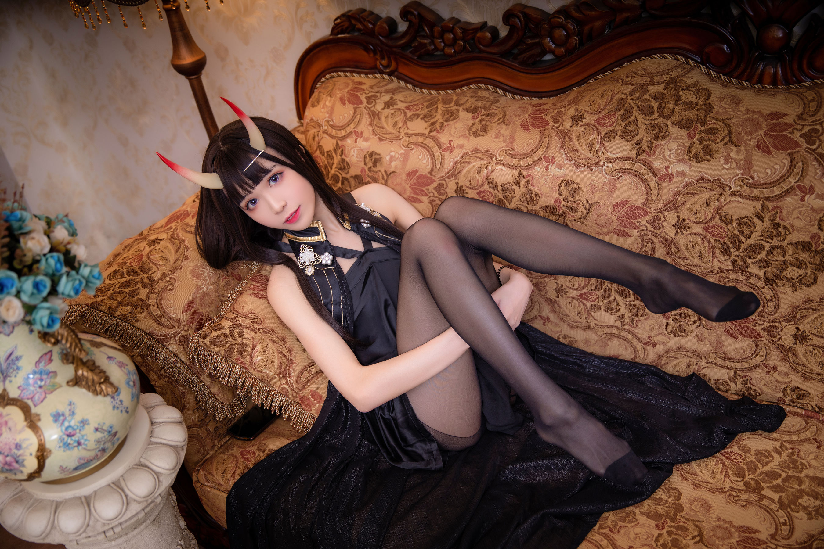 [网红COS] Tomoyo酱 - 碧蓝 能代礼服