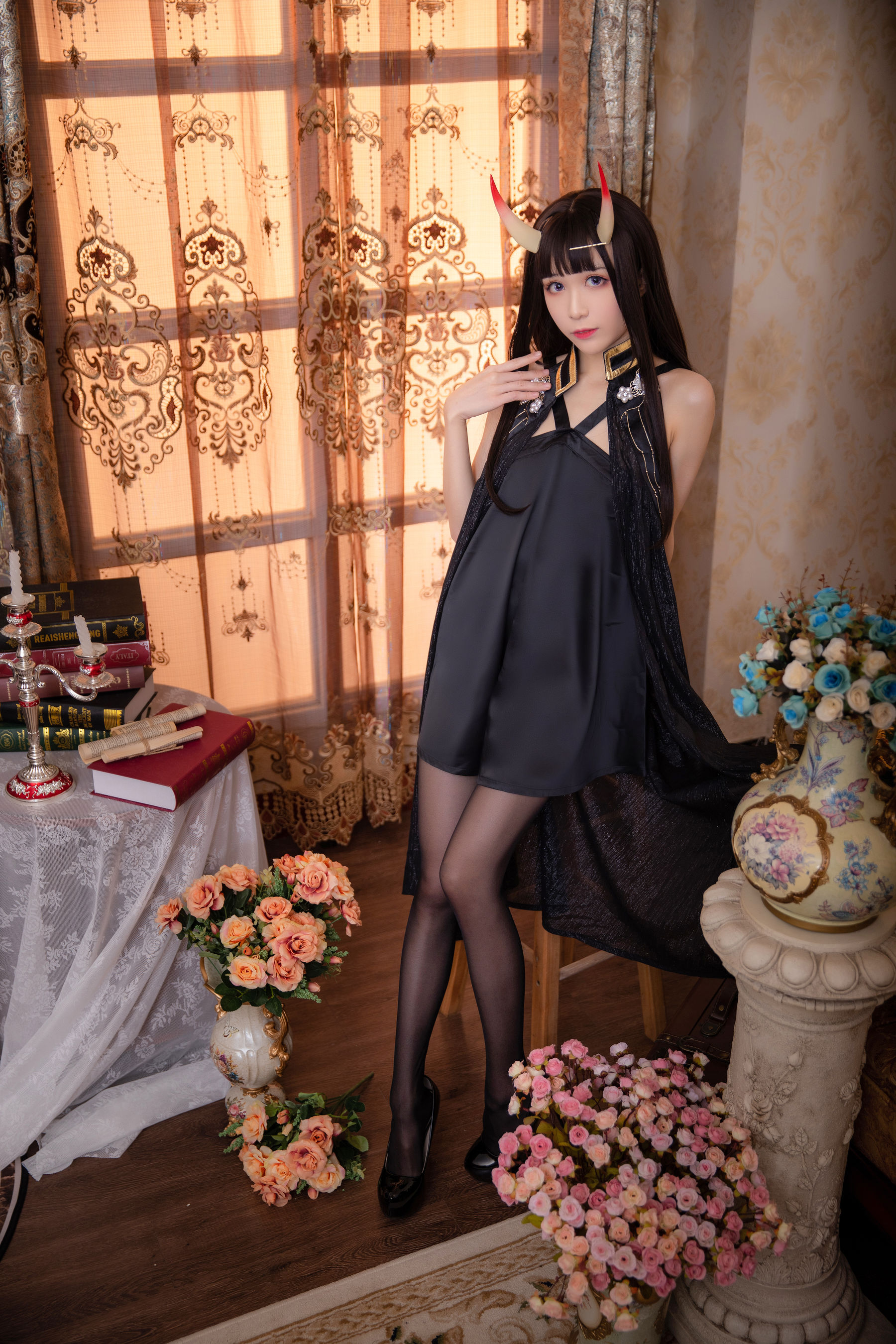 [网红COS] Tomoyo酱 - 碧蓝 能代礼服
