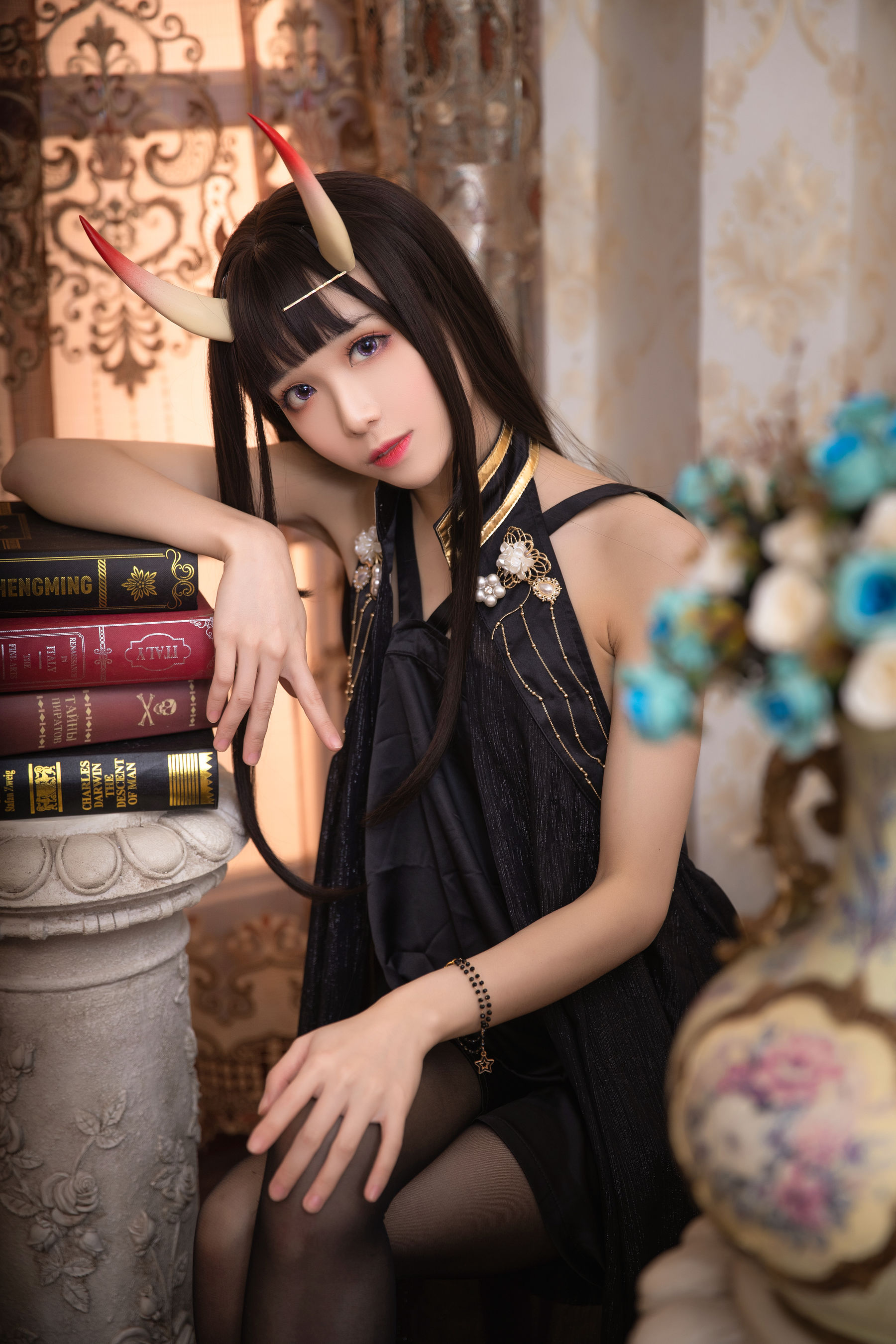 [网红COS] Tomoyo酱 - 碧蓝 能代礼服