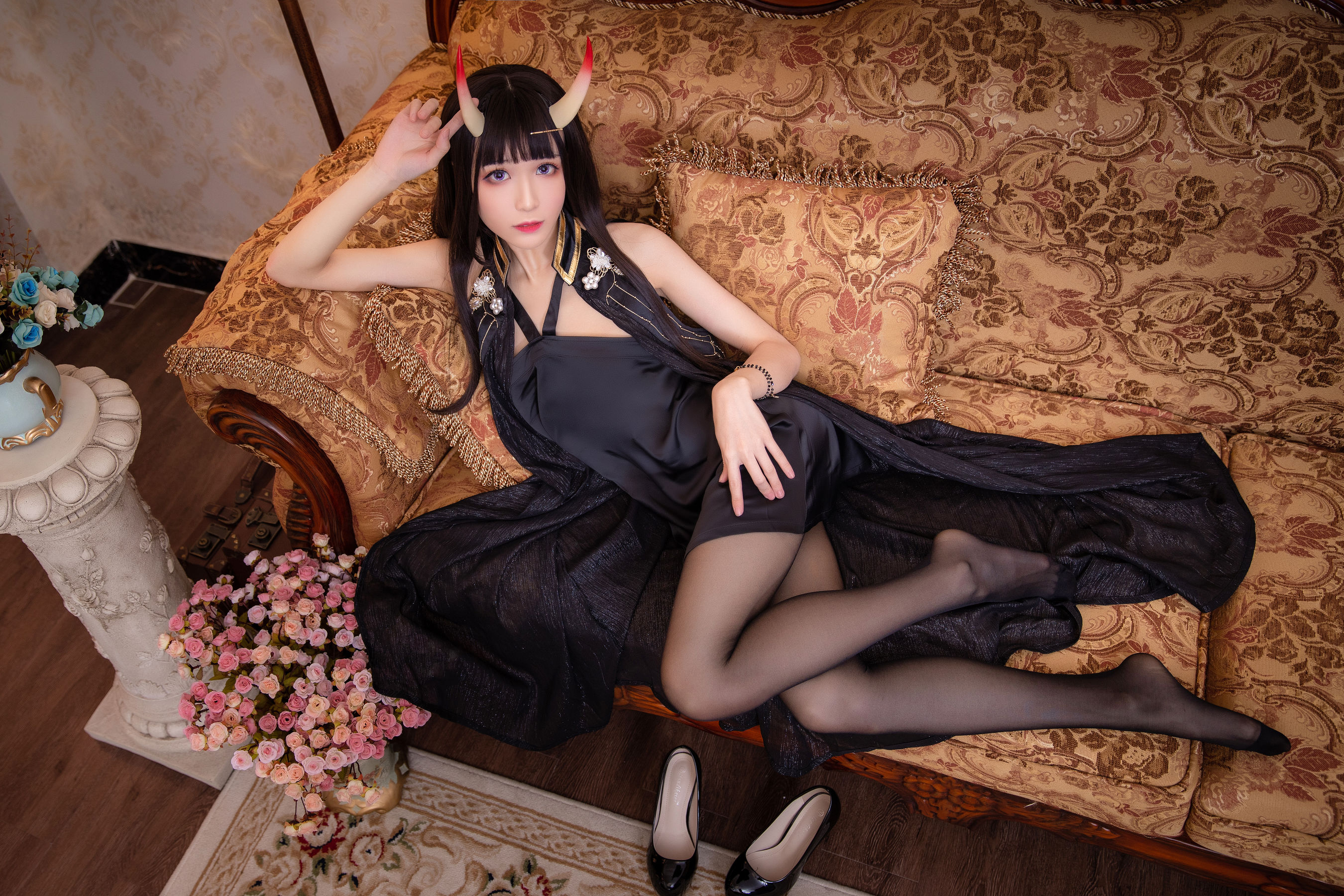 [网红COS] Tomoyo酱 - 碧蓝 能代礼服