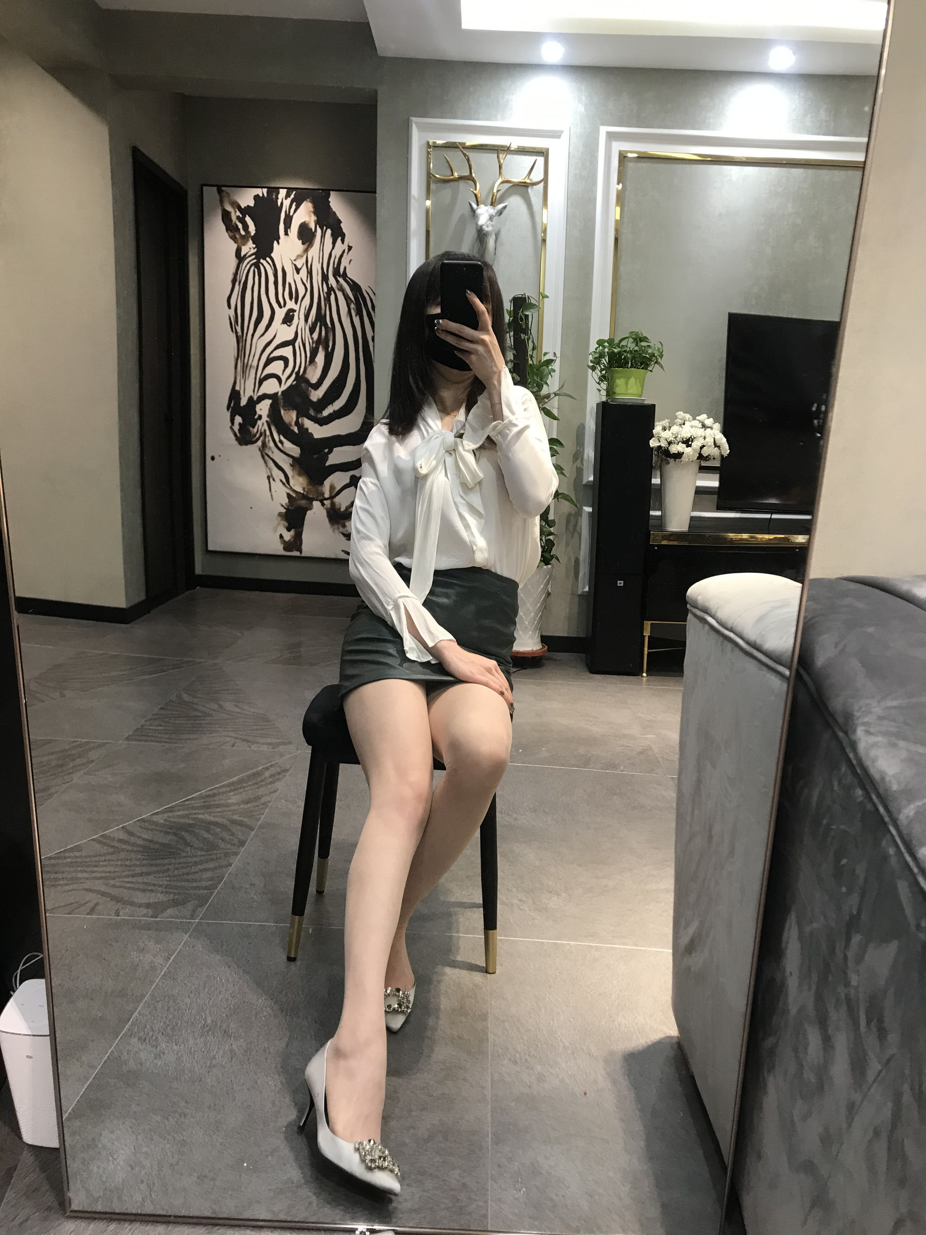 丝足博主麋鹿_Monroe 2020.04.04 圆臀诱惑