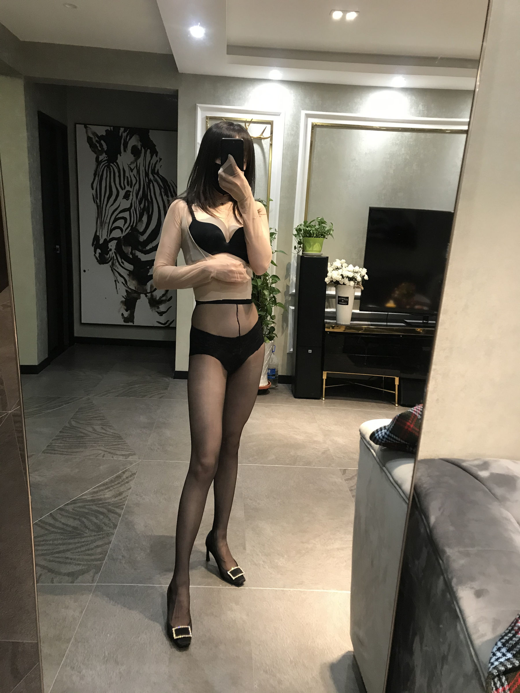 丝足博主麋鹿_Monroe 2020.04.06 难掩性感