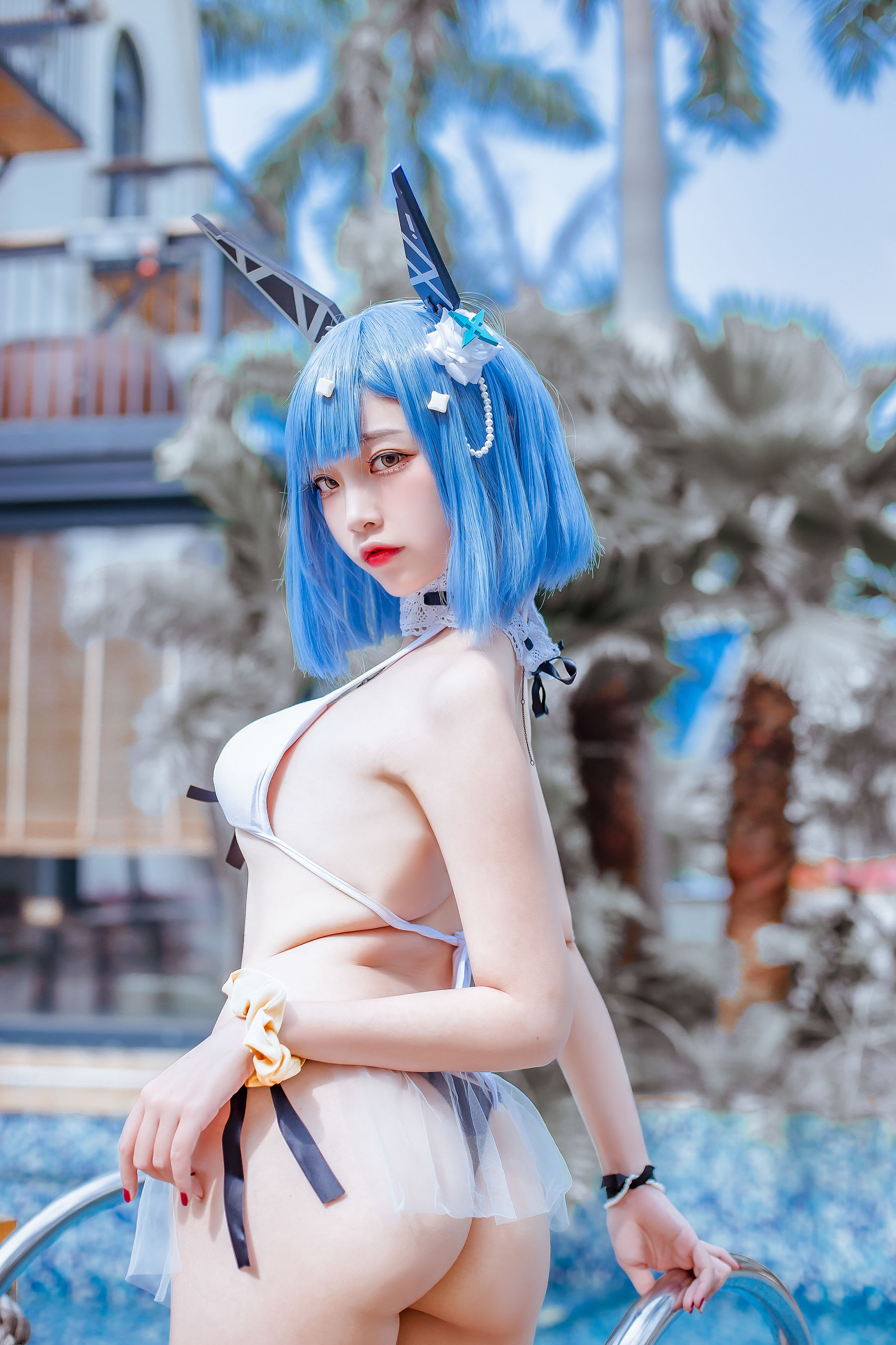 [网红COS] 人气Coser二佐Nisa - 碧蓝 加斯科涅