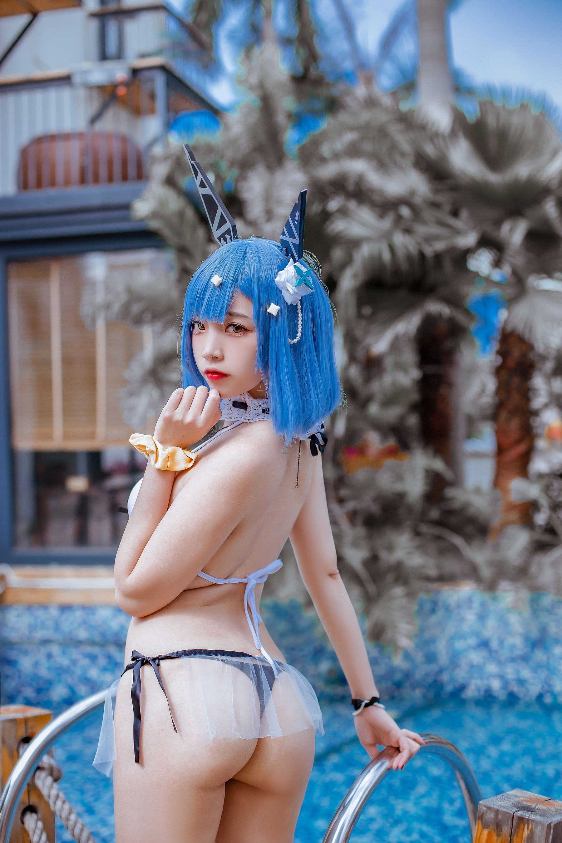 [网红COS] 人气Coser二佐Nisa - 碧蓝 加斯科涅