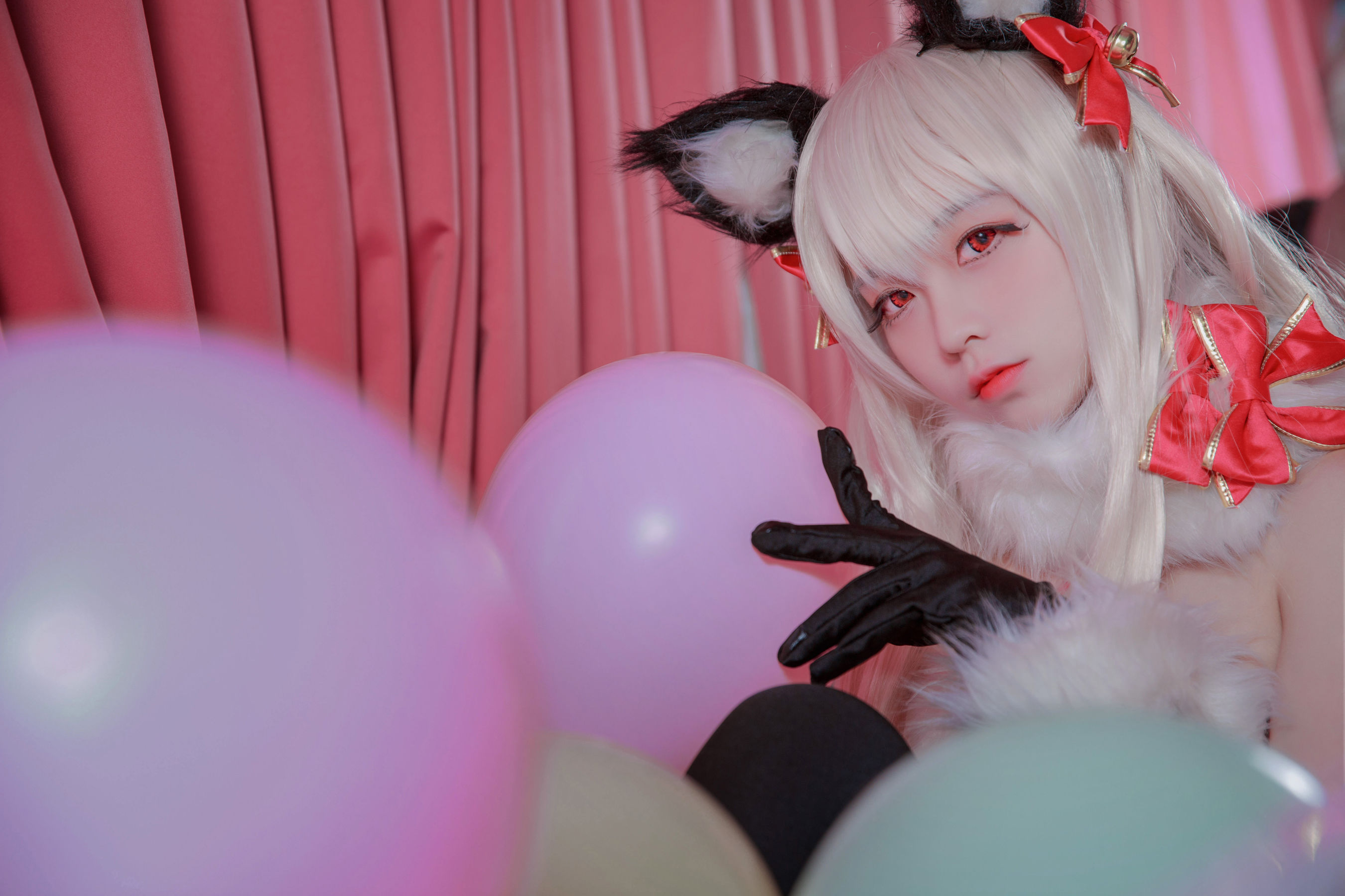 [网红COS] 动漫博主G44不会受伤 - 魔法少女伊莉雅 危险野兽