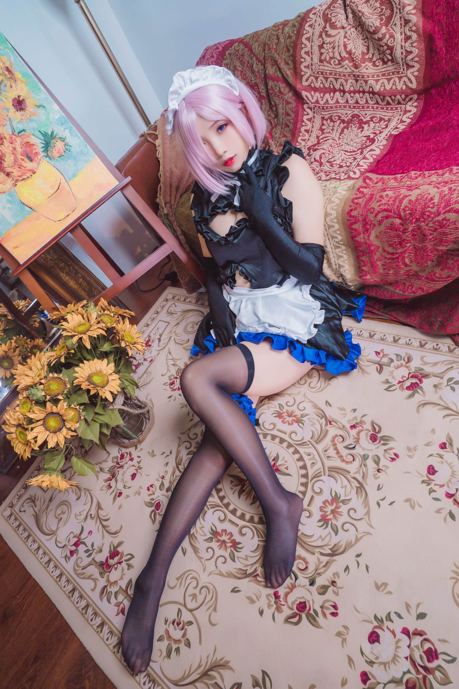 [网红COS] 动漫博主墨玉-M - 玛修女仆