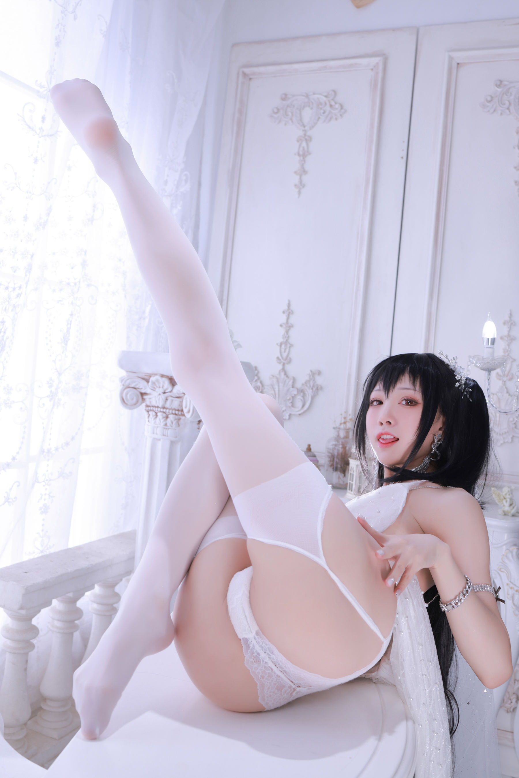 [网红COS] 动漫博主水淼aqua - 大凤婚纱