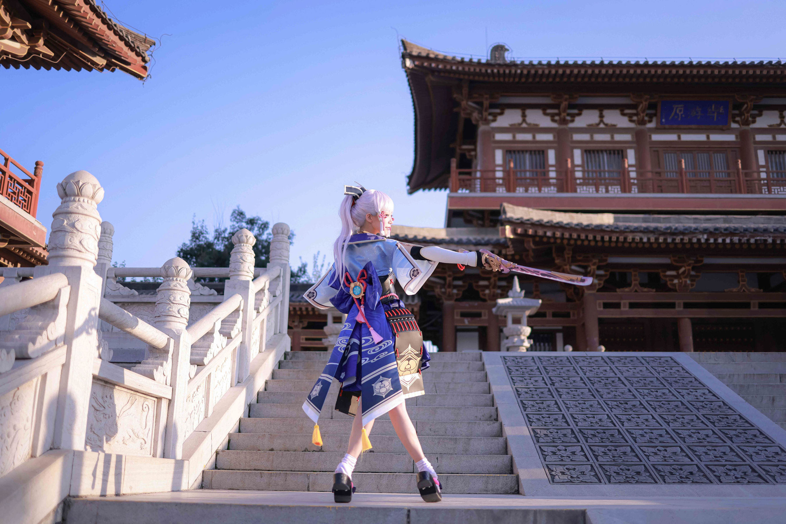 [网红COS] 动漫博主水淼aqua - 神里绫华