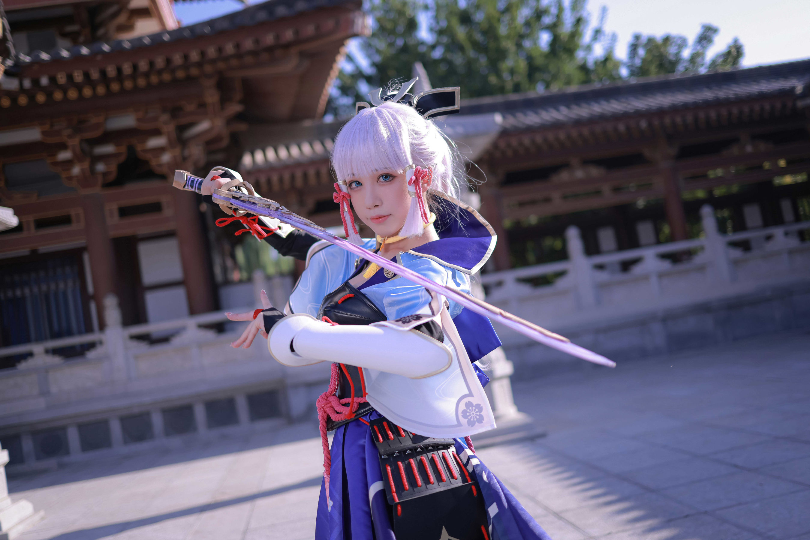 [网红COS] 动漫博主水淼aqua - 神里绫华
