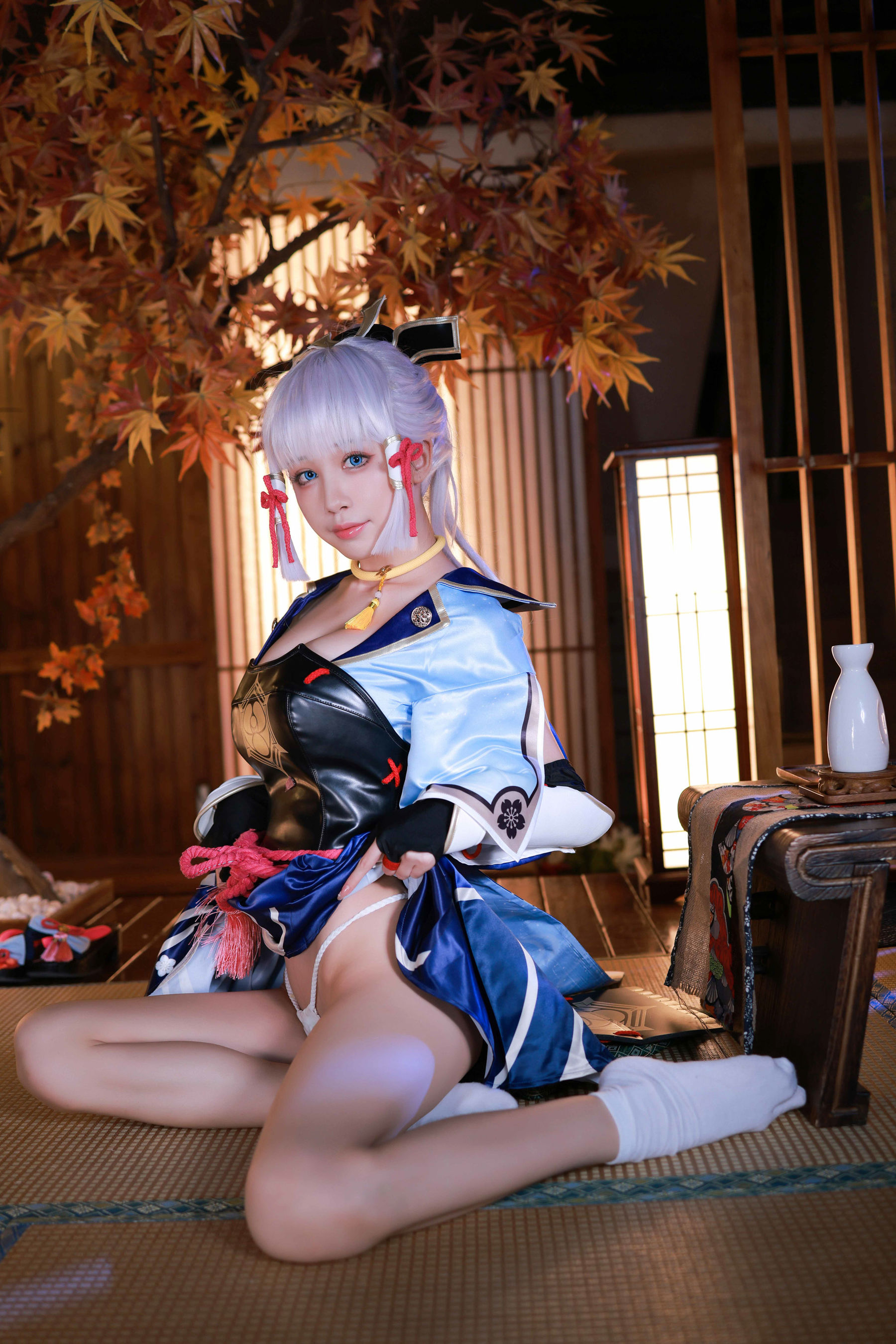 [网红COS] 动漫博主水淼aqua - 神里绫华