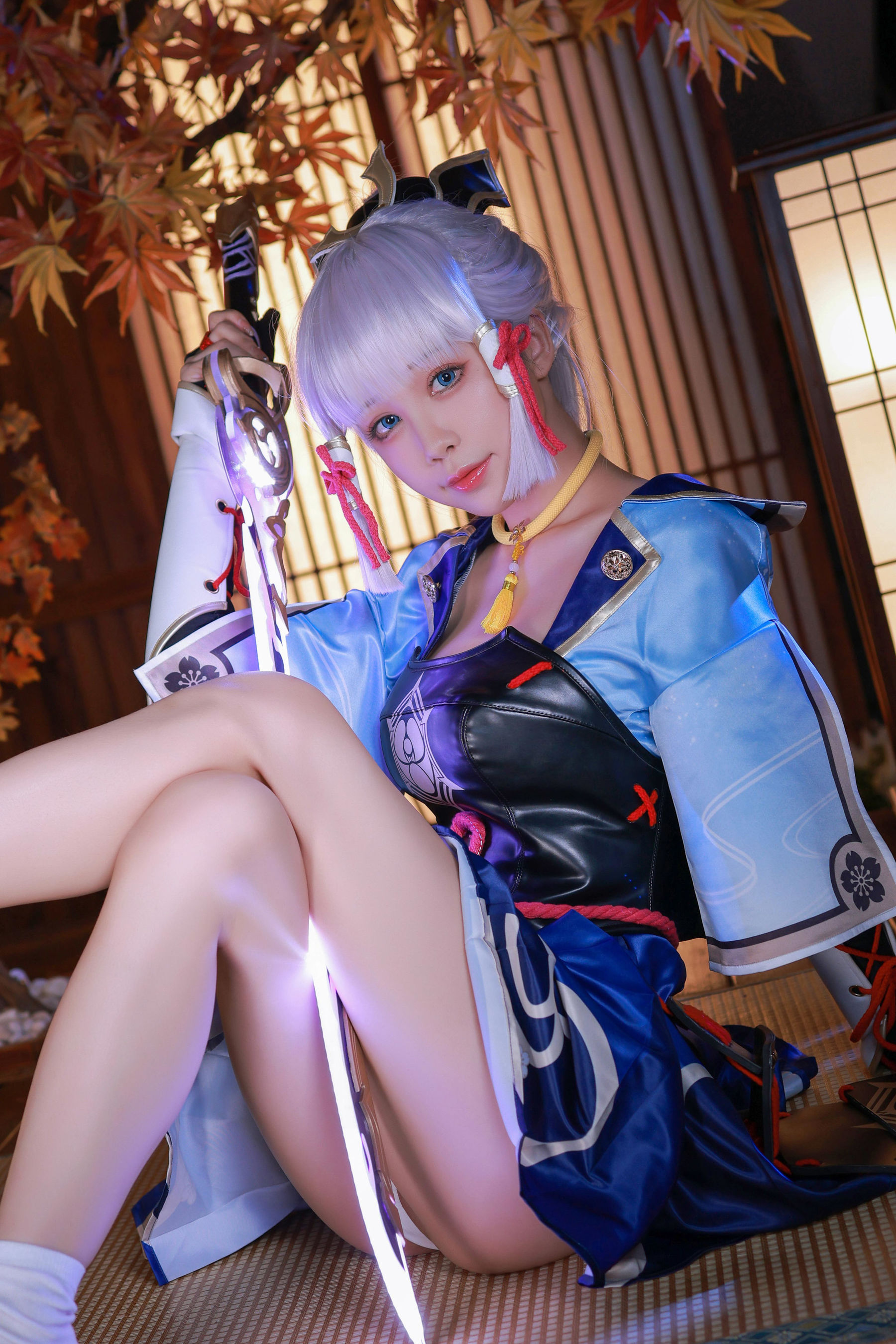 [网红COS] 动漫博主水淼aqua - 神里绫华