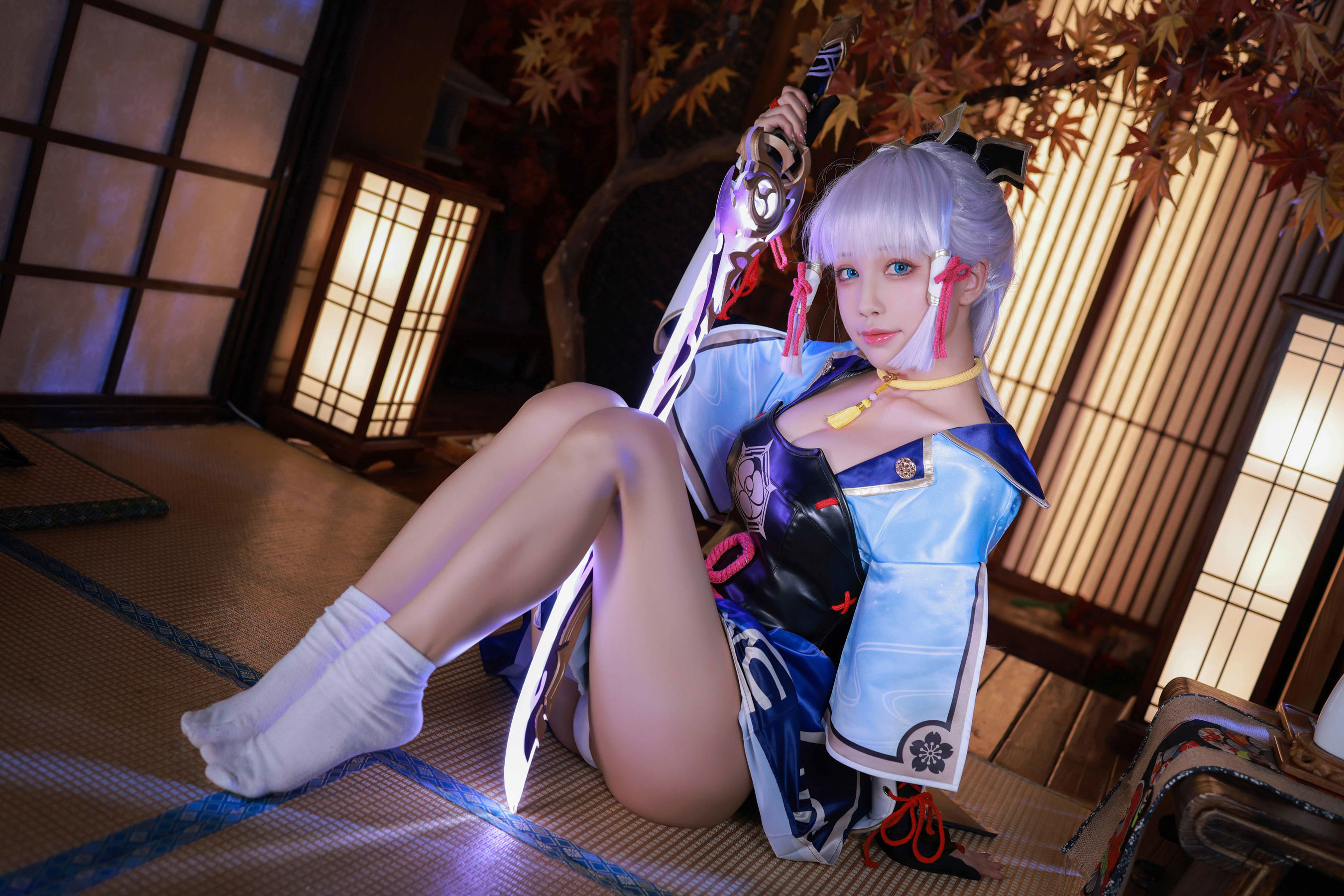 [网红COS] 动漫博主水淼aqua - 神里绫华
