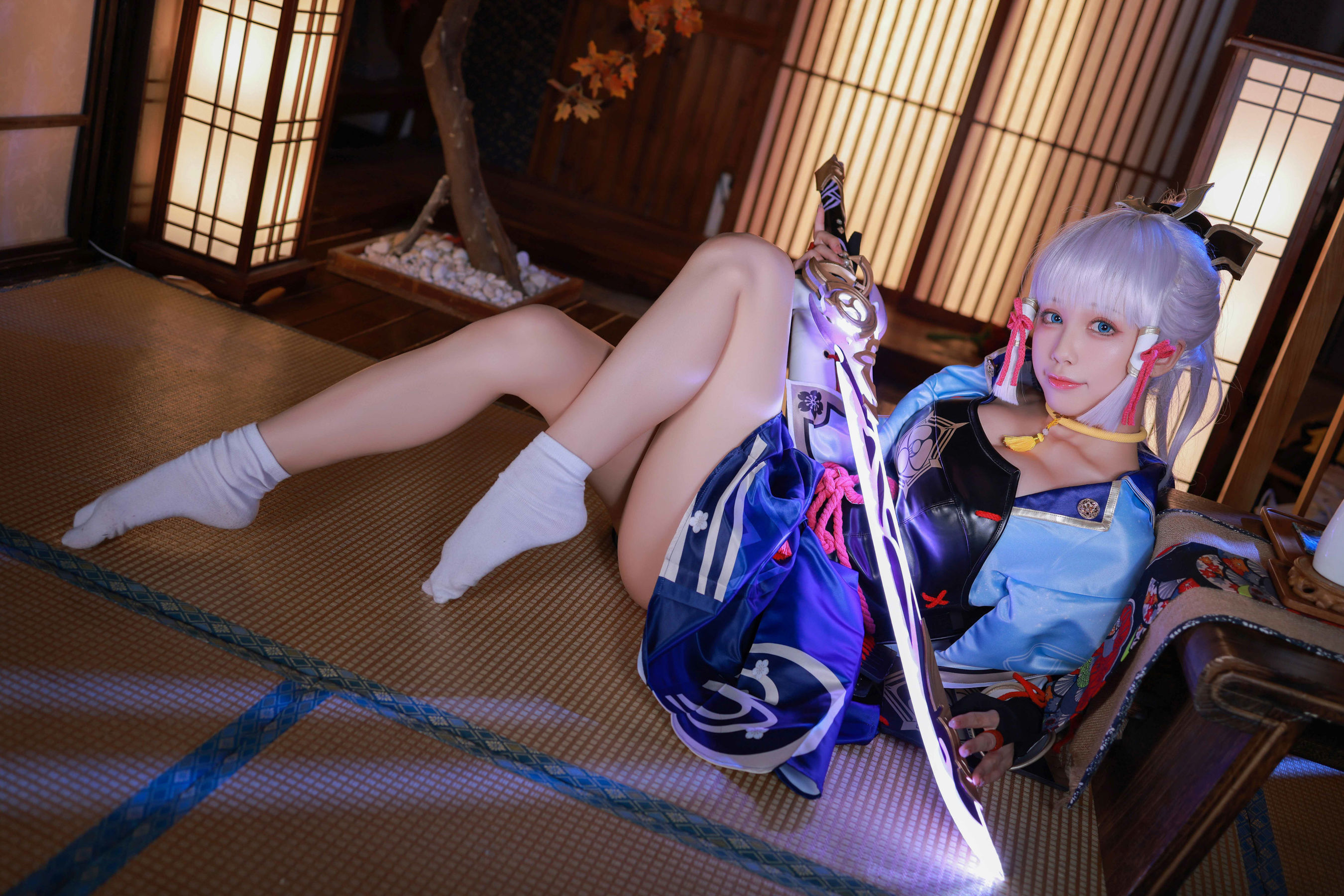 [网红COS] 动漫博主水淼aqua - 神里绫华