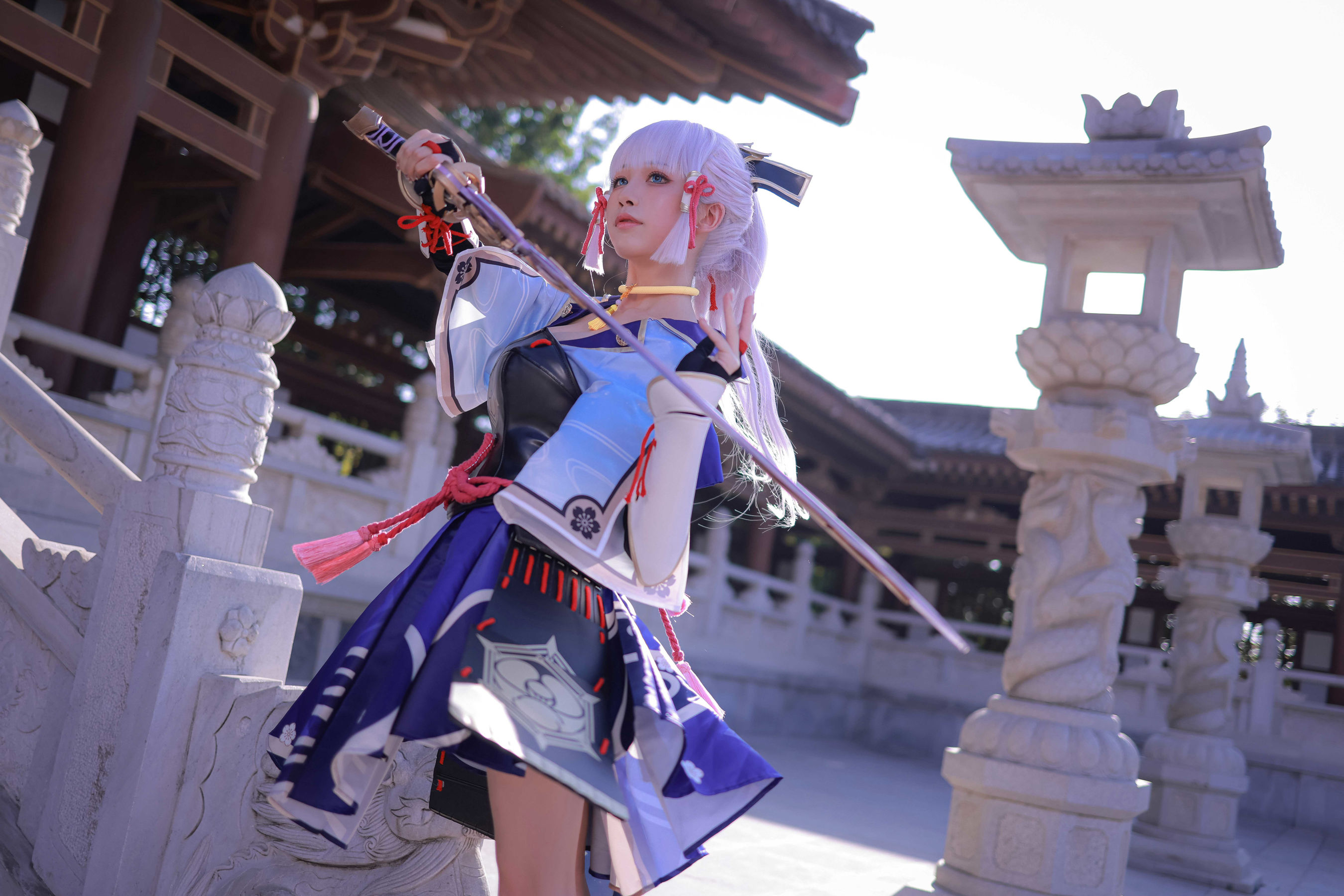 [网红COS] 动漫博主水淼aqua - 神里绫华