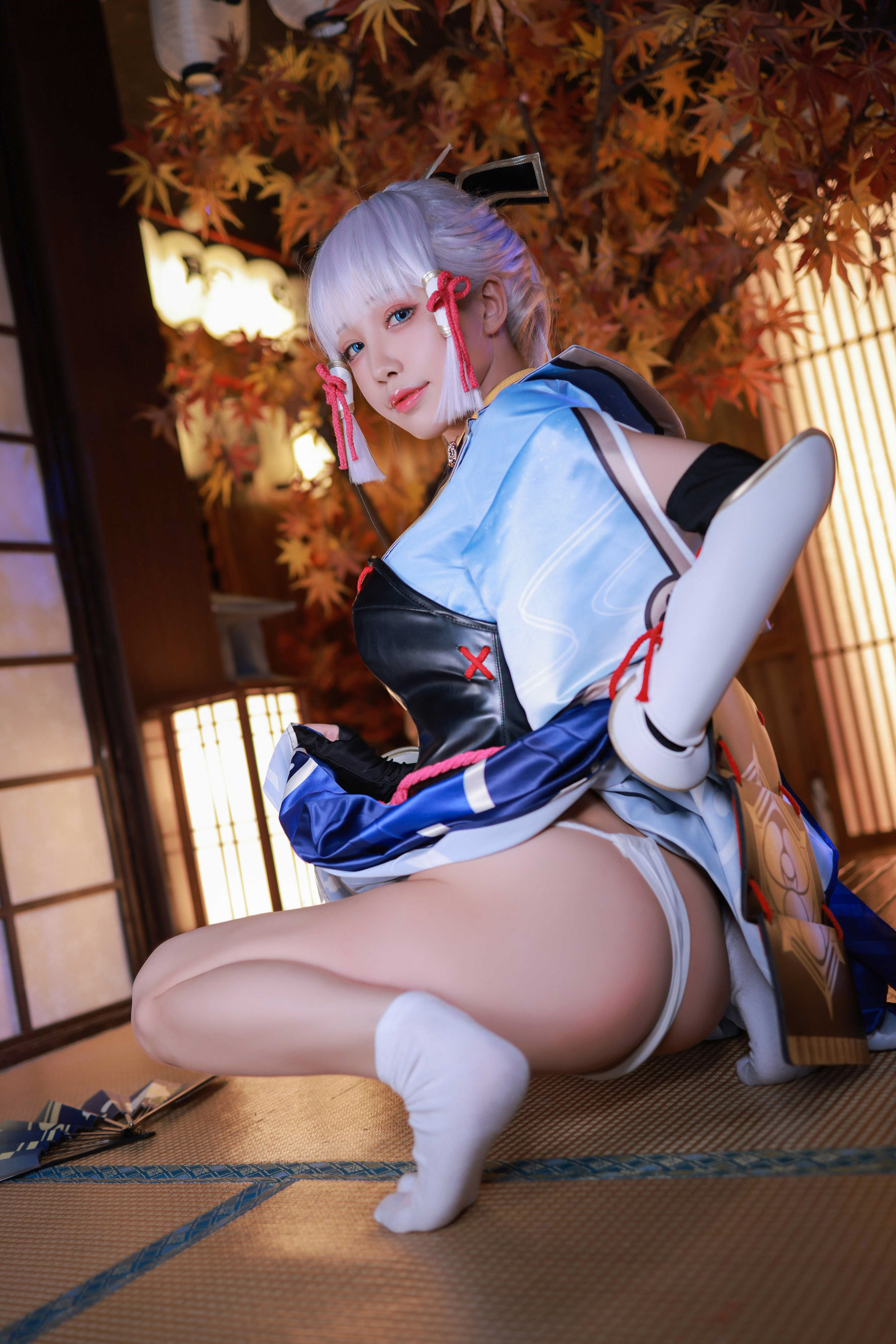 [网红COS] 动漫博主水淼aqua - 神里绫华