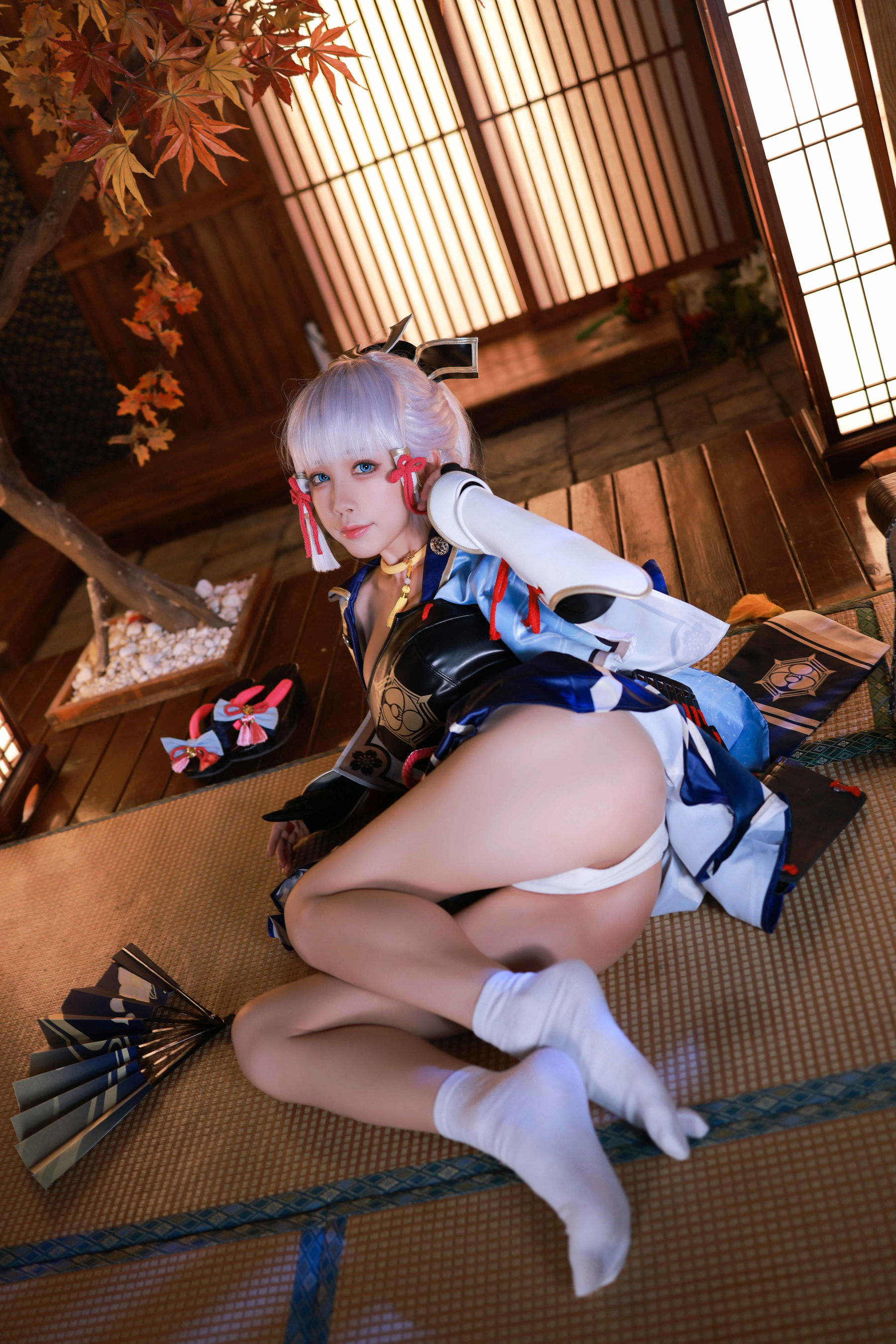 [网红COS] 动漫博主水淼aqua - 神里绫华