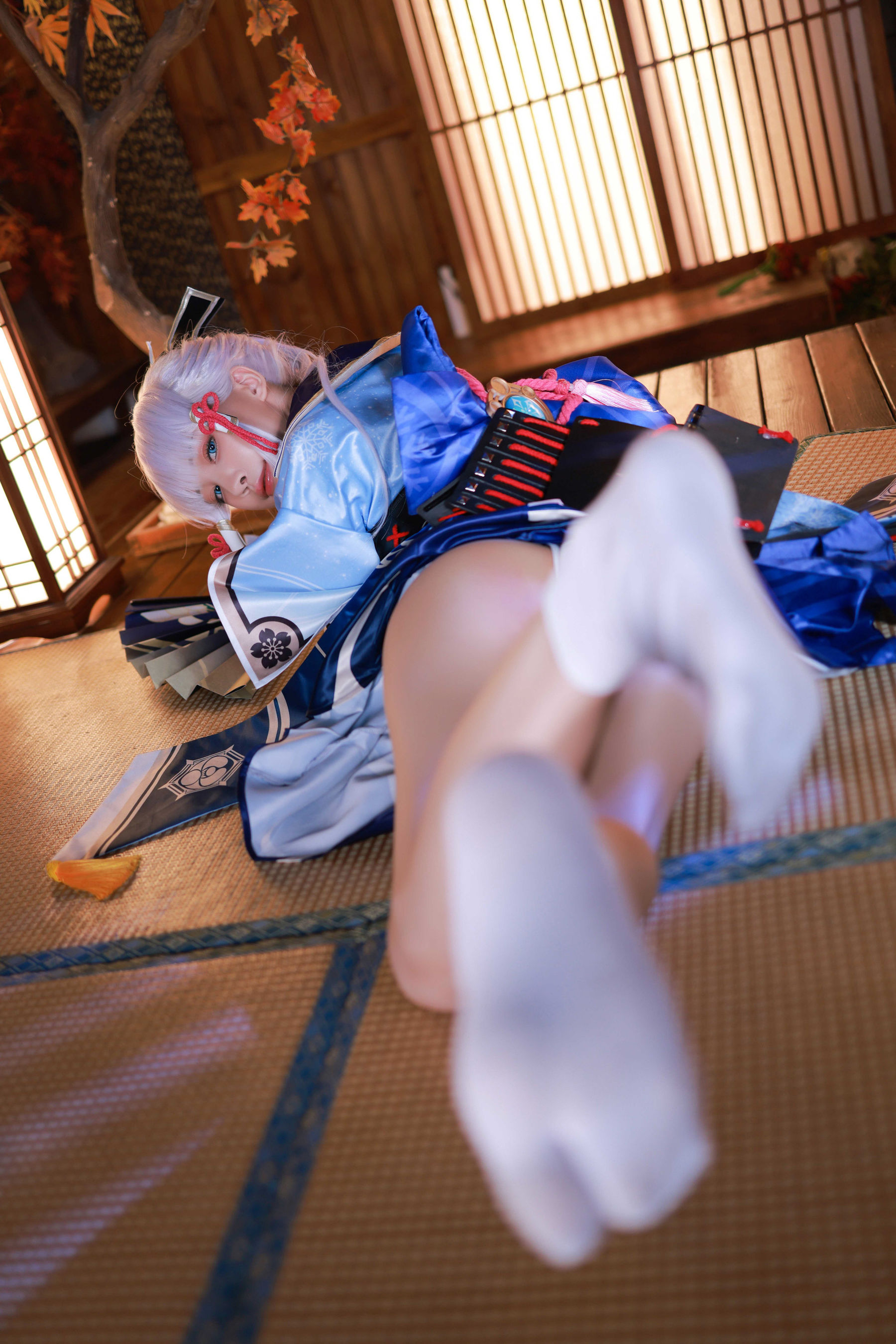 [网红COS] 动漫博主水淼aqua - 神里绫华