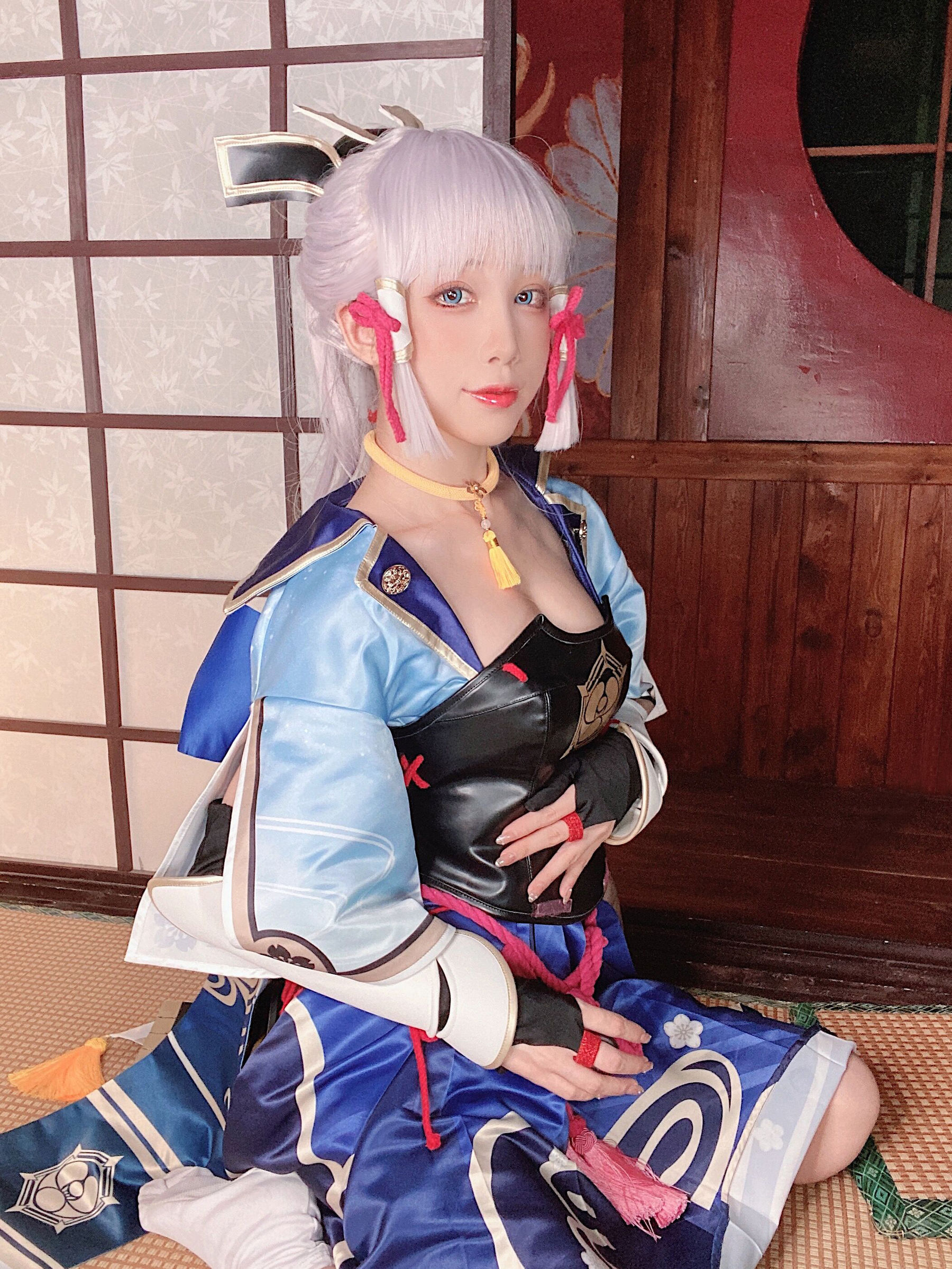 [网红COS] 动漫博主水淼aqua - 神里绫华